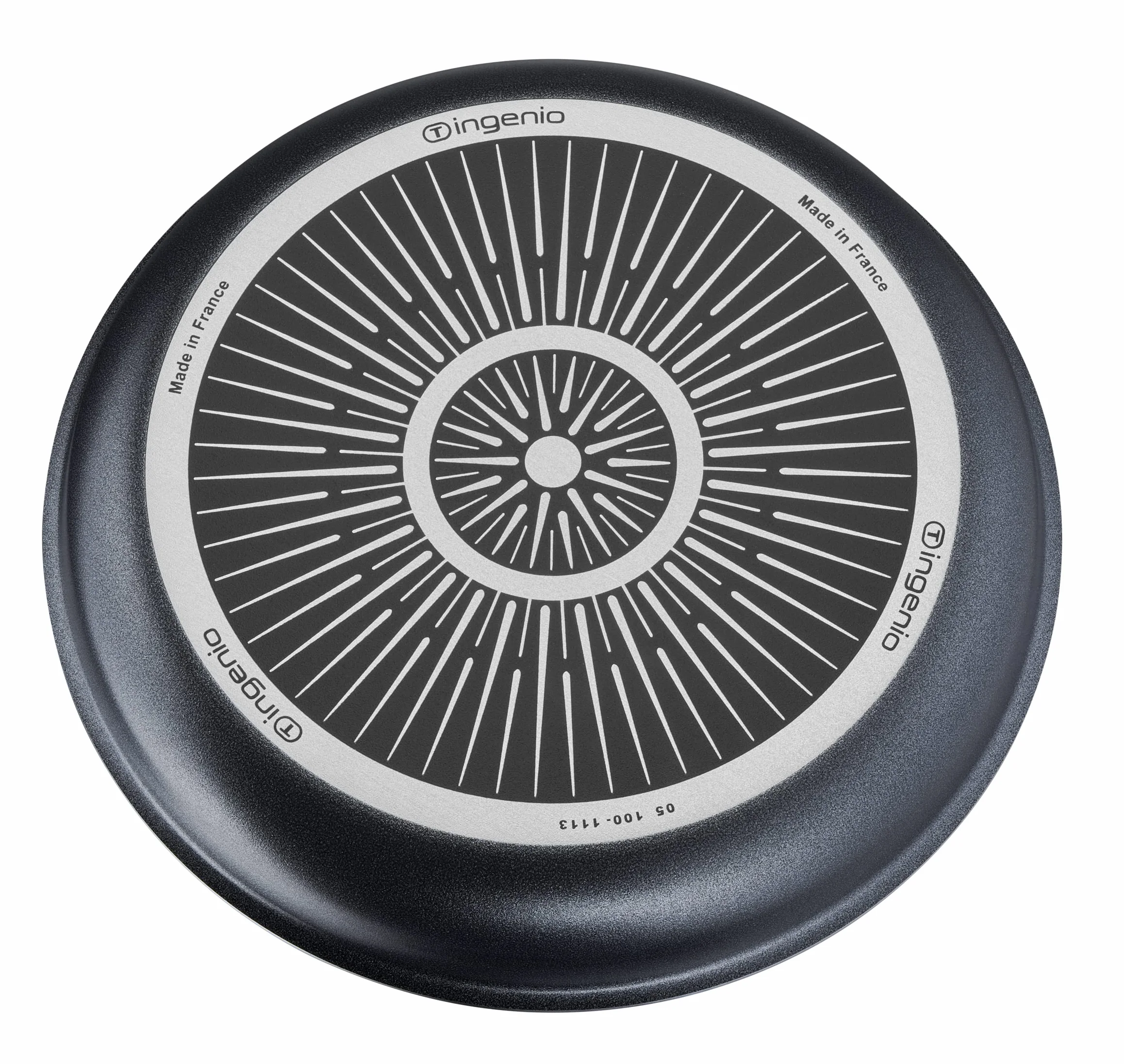 Tefal L15891 Ingenio XL Force 3-częściowy zestaw patelni | 24/28 cm + 1 zdejmowany uchwyt | uszczelnienie nieprzywierające | wskaźnik temperatury | Czarny