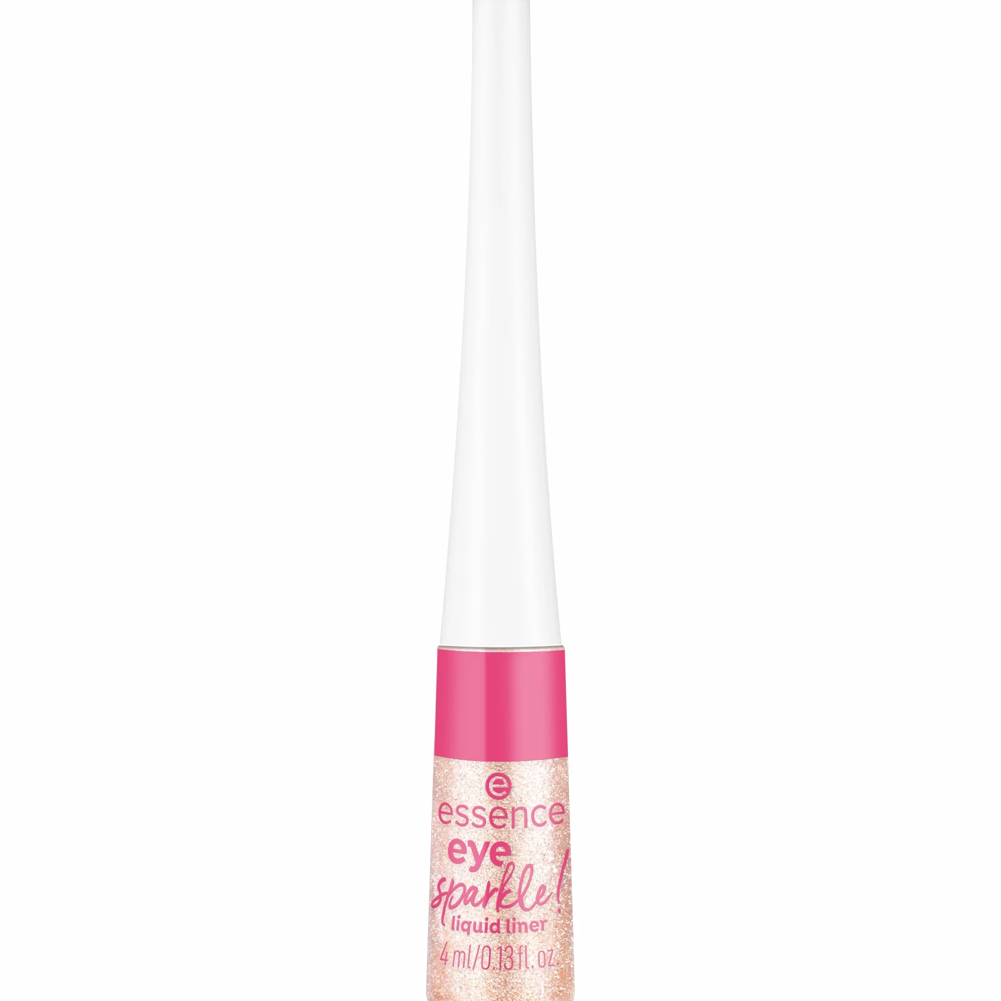 essence eyeliner w płynie eye sparkle! liquid liner, długotrwały, konturowanie, nie pozostawia smug, mieniący się, lśniący (4ml)