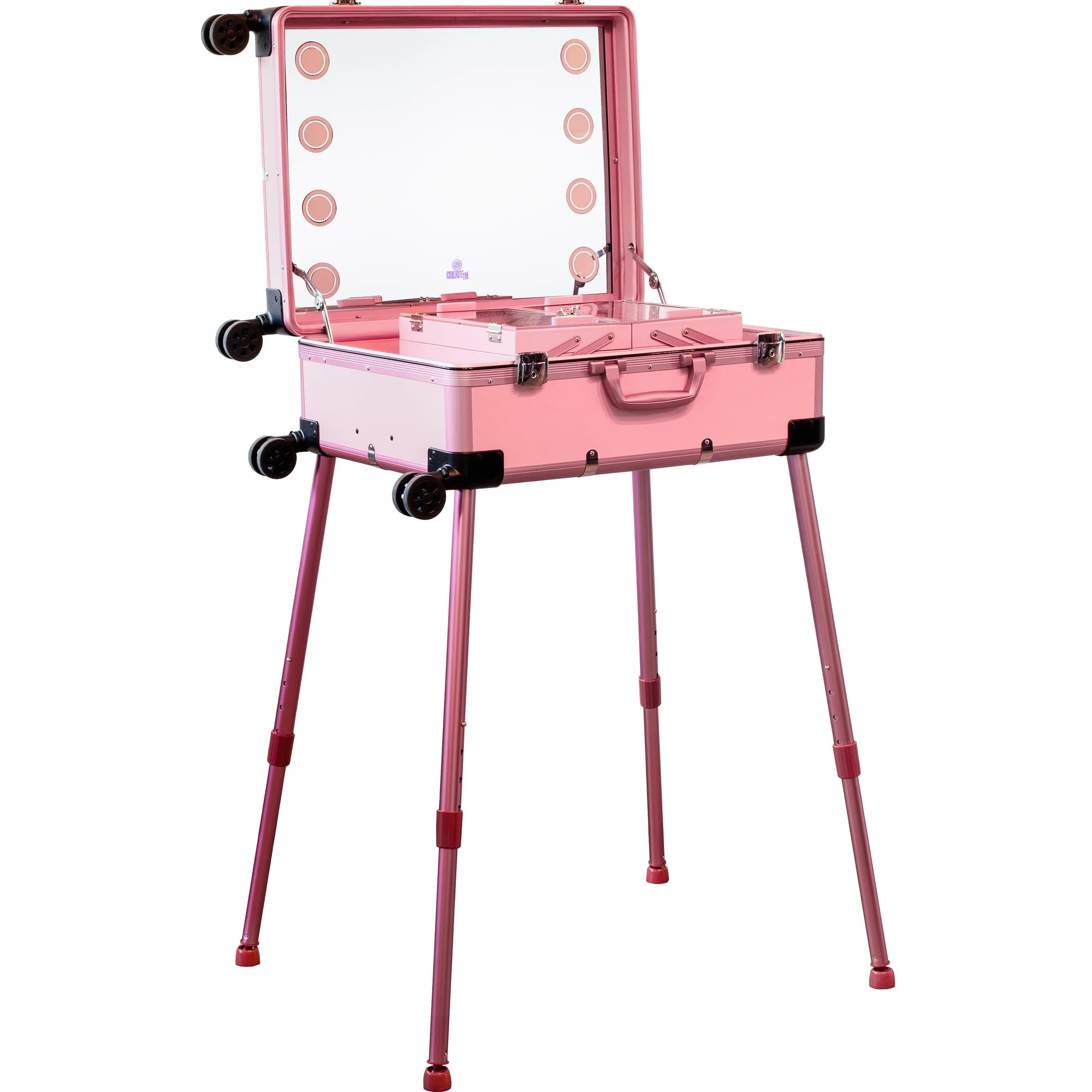 Create It! – 84536 - Makeup Artist Trolley, Rosa, Nowoczesny