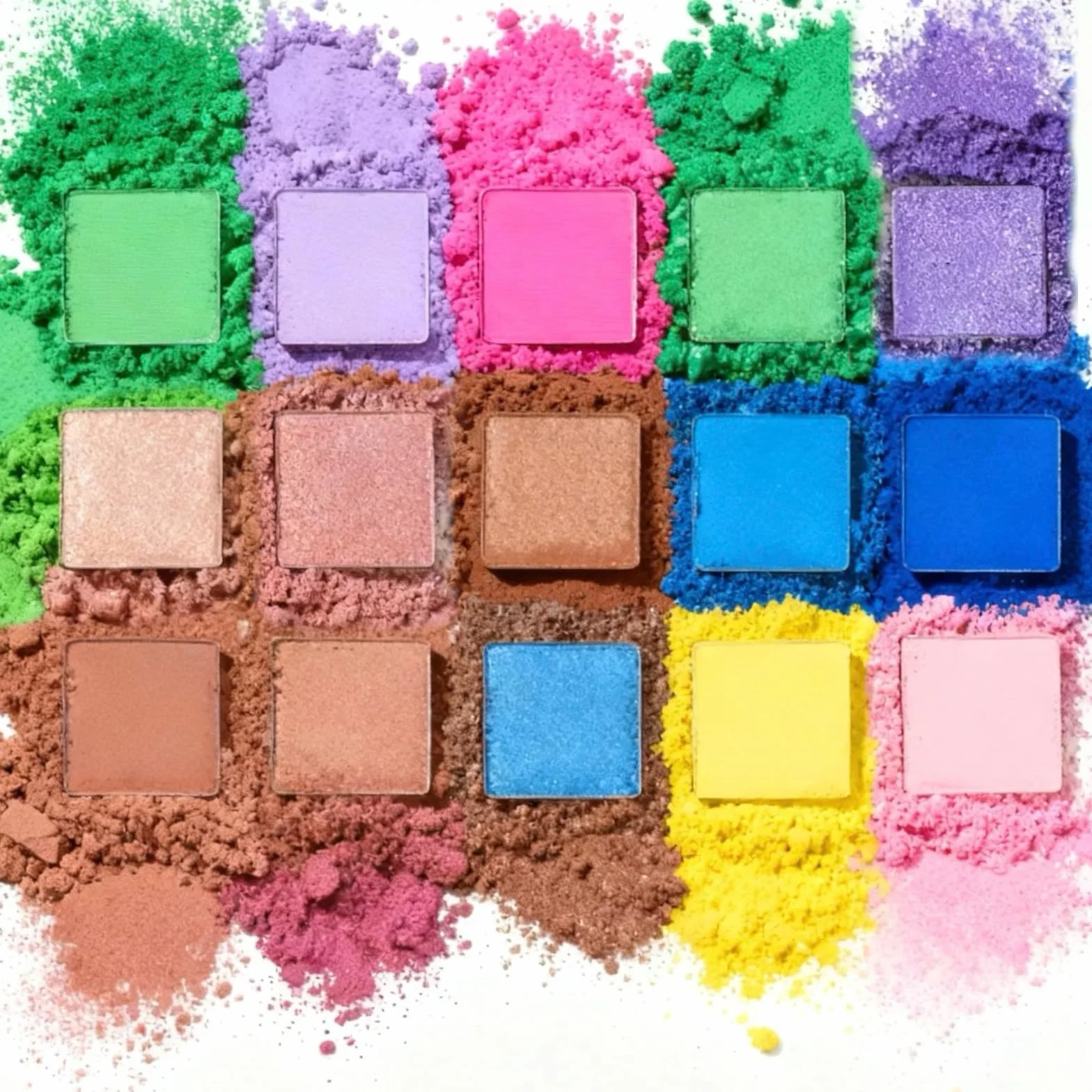 Alice in Wonderland Paleta Cieni 55 Kolorów z Lustrem