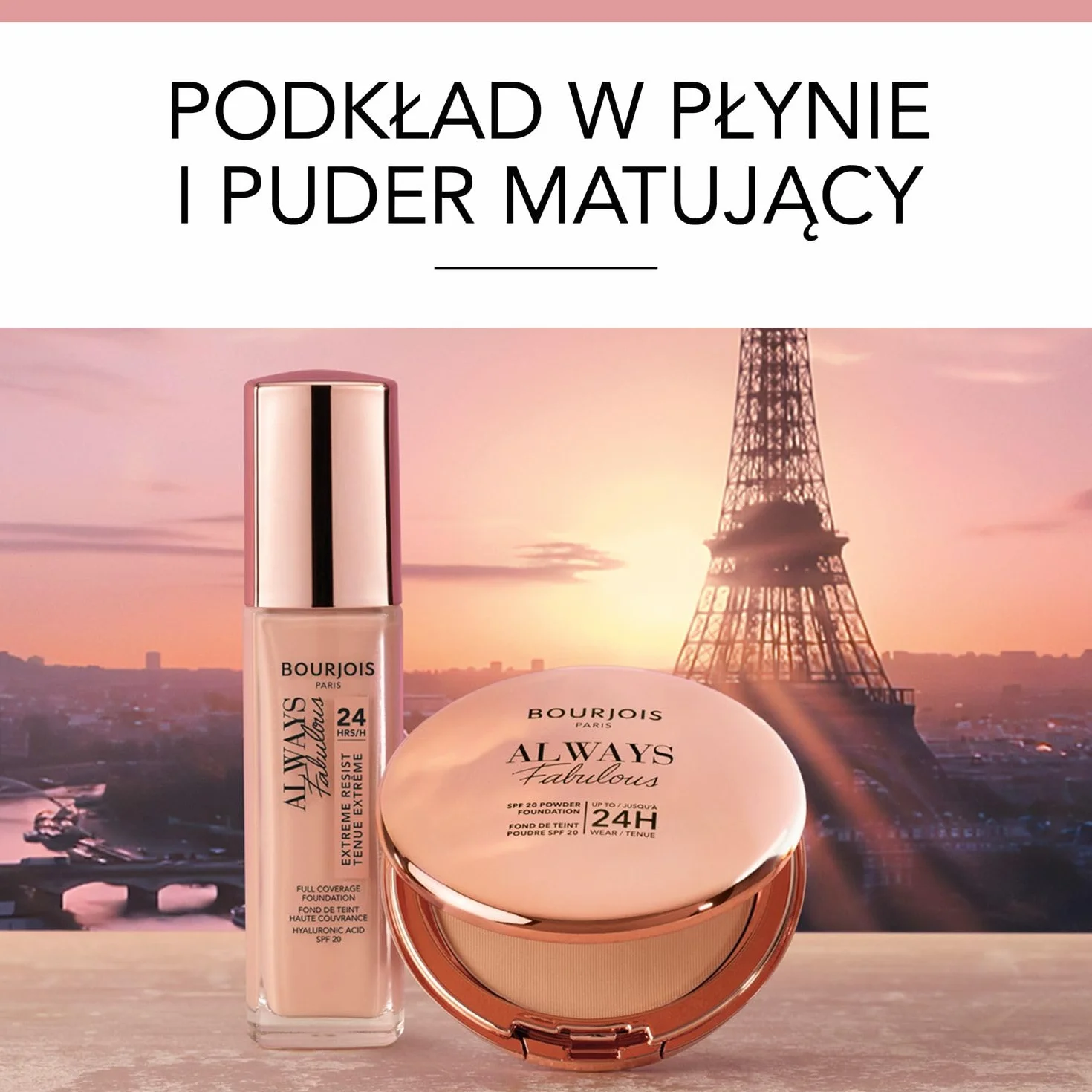 Bourjois Always Fabulous matujący puder z filtrem SPF20 nr 125 Ivory, 7g