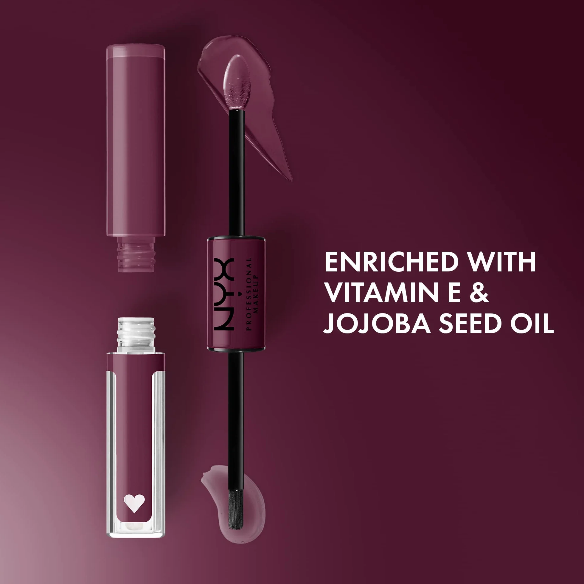NYX Professional Makeup Błyszczyk do ust Shine Loud, odcień Make It Work (09), długotrwały połysk, bez transferu