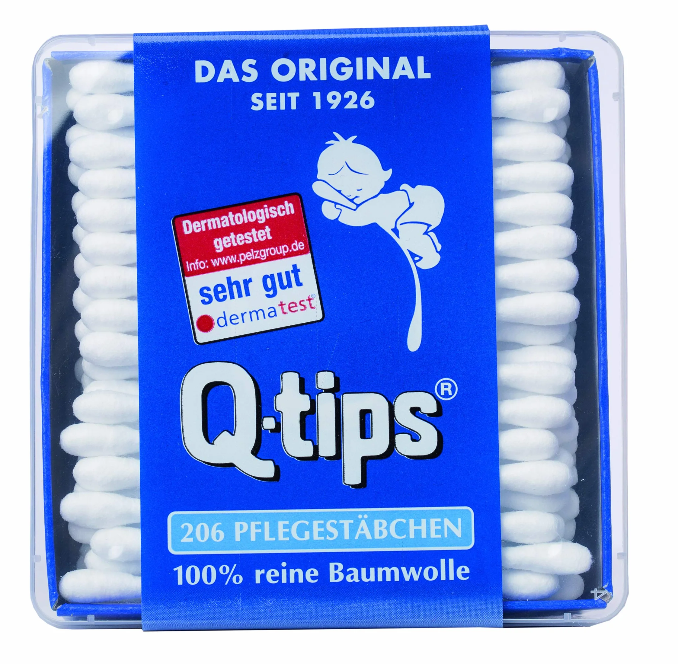 Q-tips Patyczki pielęgnacyjne, 206 sztuk