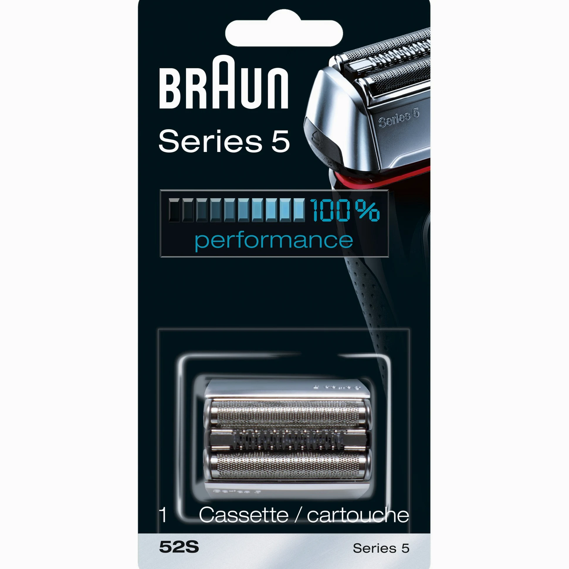 Braun Seria 5 52S folia i głowica tnąca kompatybilna z 5090/5190cc 5040/5140s 5030s 5147s 5197cc