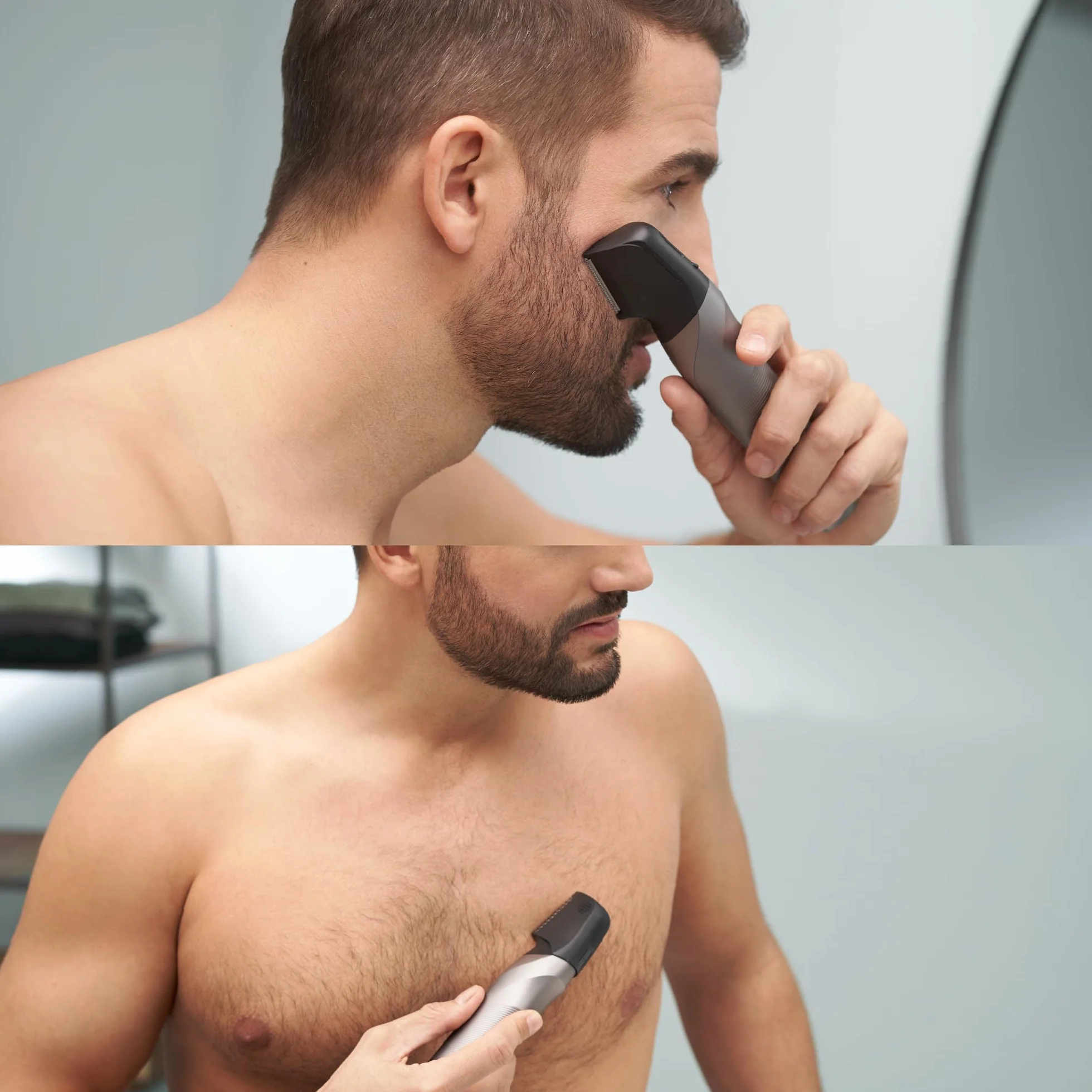 Panasonic ER-GY60 trymer i-SHAPER do brody i ciała, szary