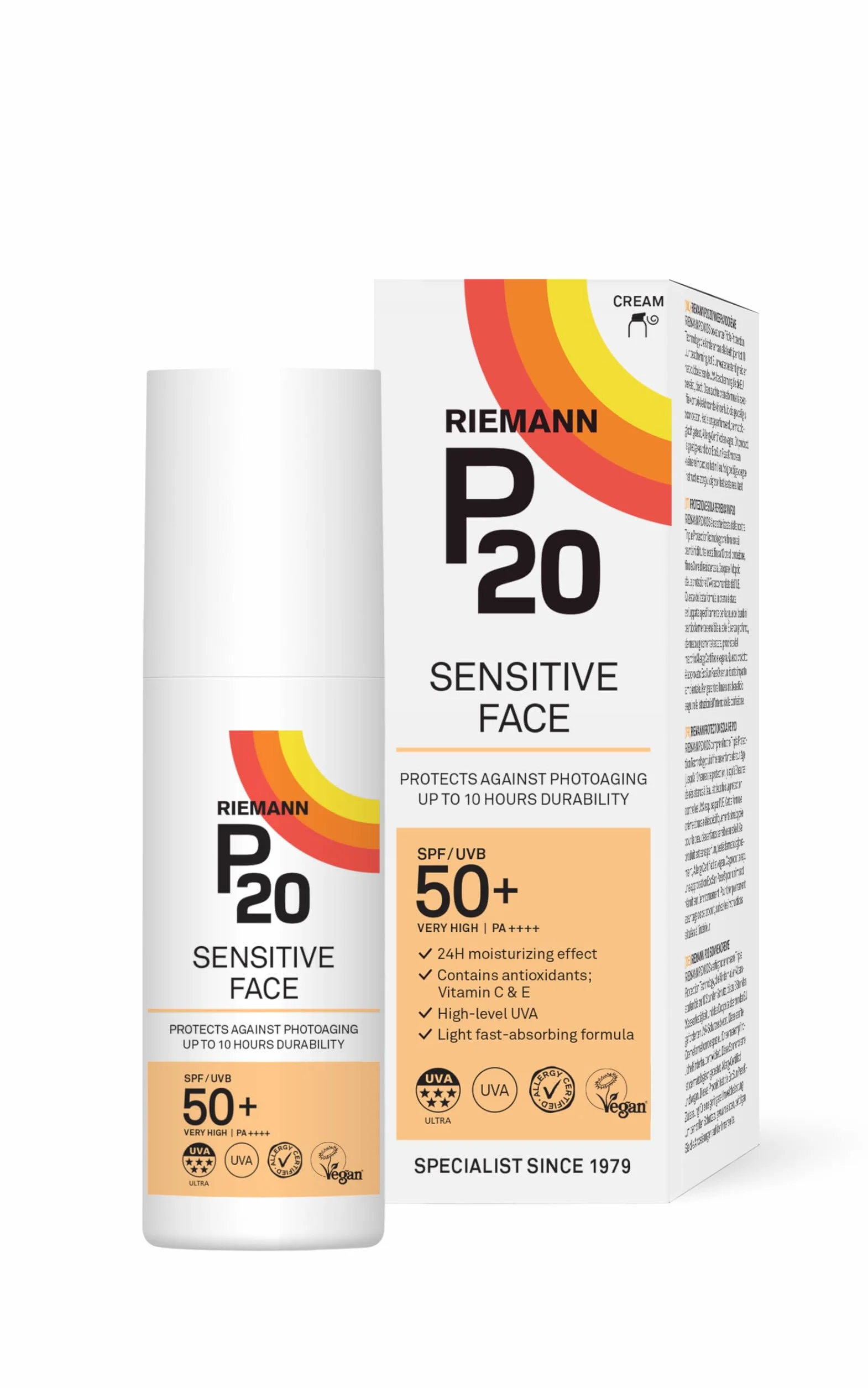 P20 - Riemann Sensitive Face SPF 50+ krem 50 g
