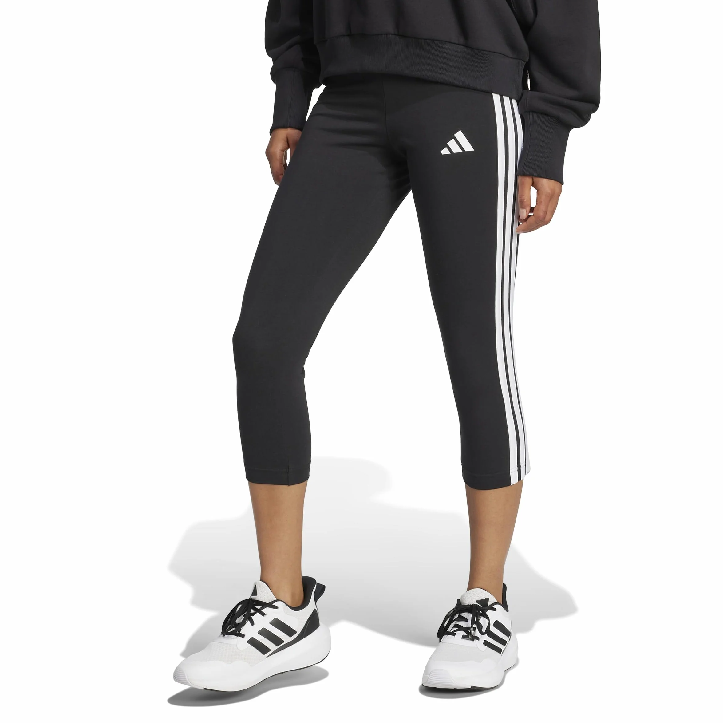 adidas Essentials 3-stripes Leggings 3/4 Length - Rajstopy Kobiety