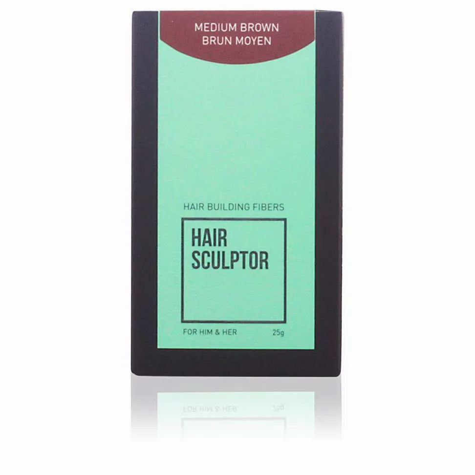 Sibel Włókna do stylizacji włosów, kolor brązowy - 25 ml