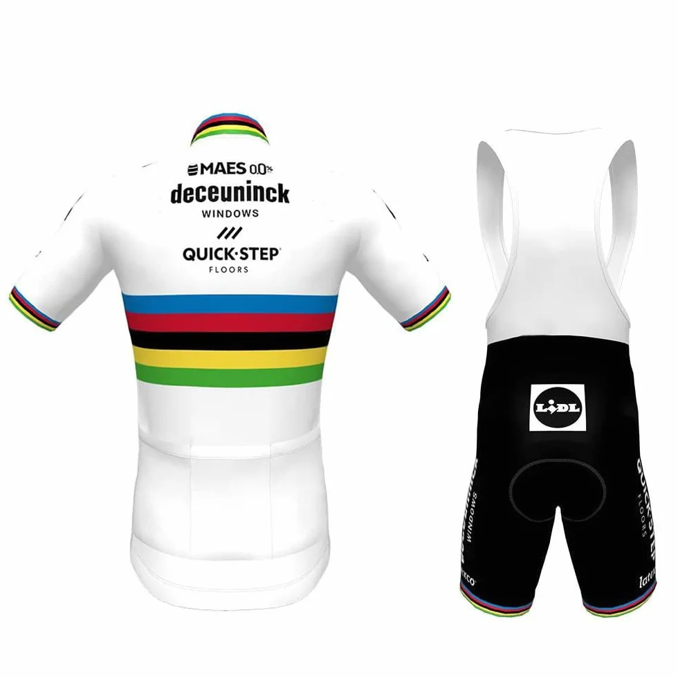 Zestaw strojów rowerowych, męskie stroje rowerowe z szybkoschnącą oddychającą koszulą i spodenkami z poduszką 3D, odprowadzająca pot strój rowerowy do jazdy na rowerze, biegania, jazdy konnej,