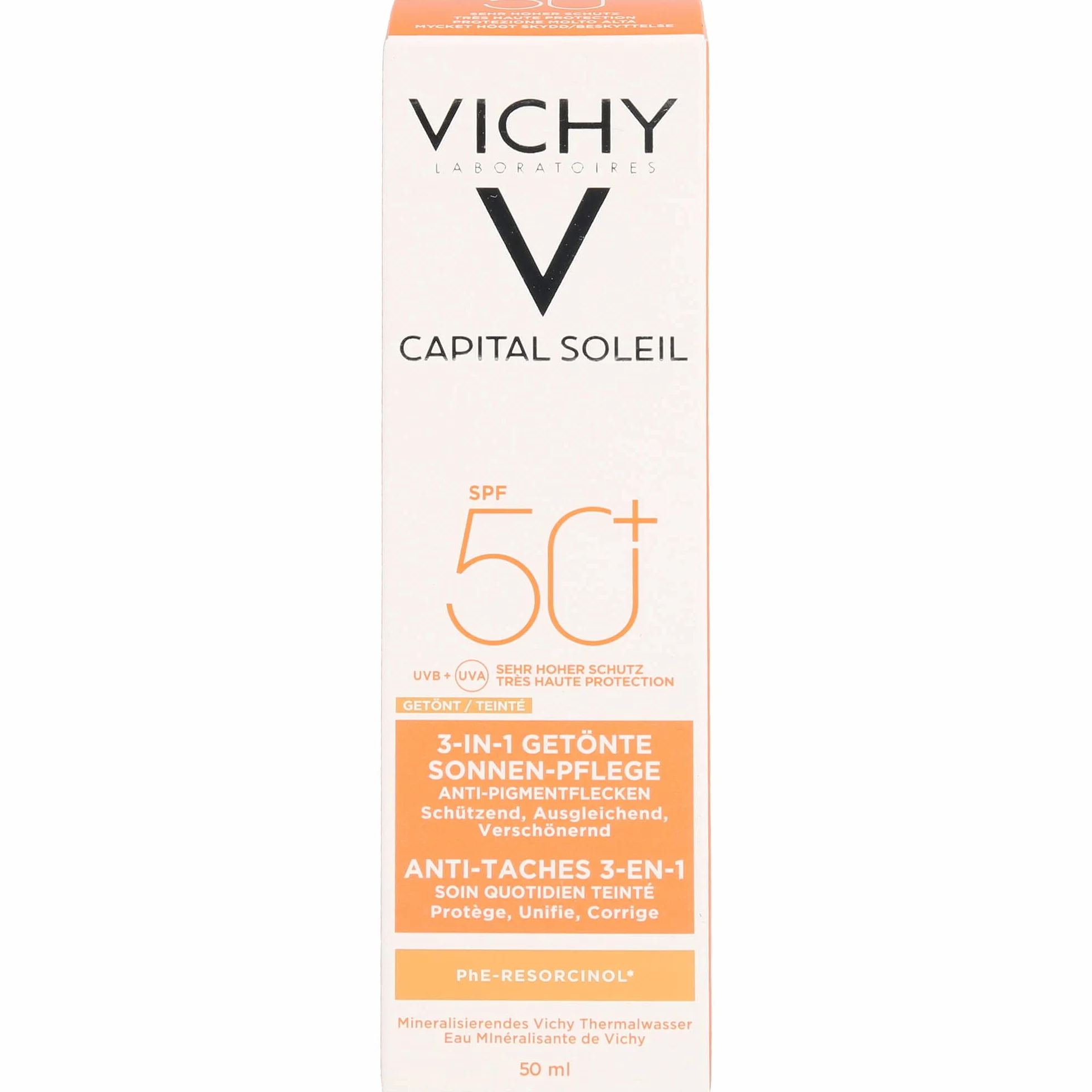 Vichy Ideal Soleil krem przeciw plamom pigmentowym SPF 50+, 50 ml