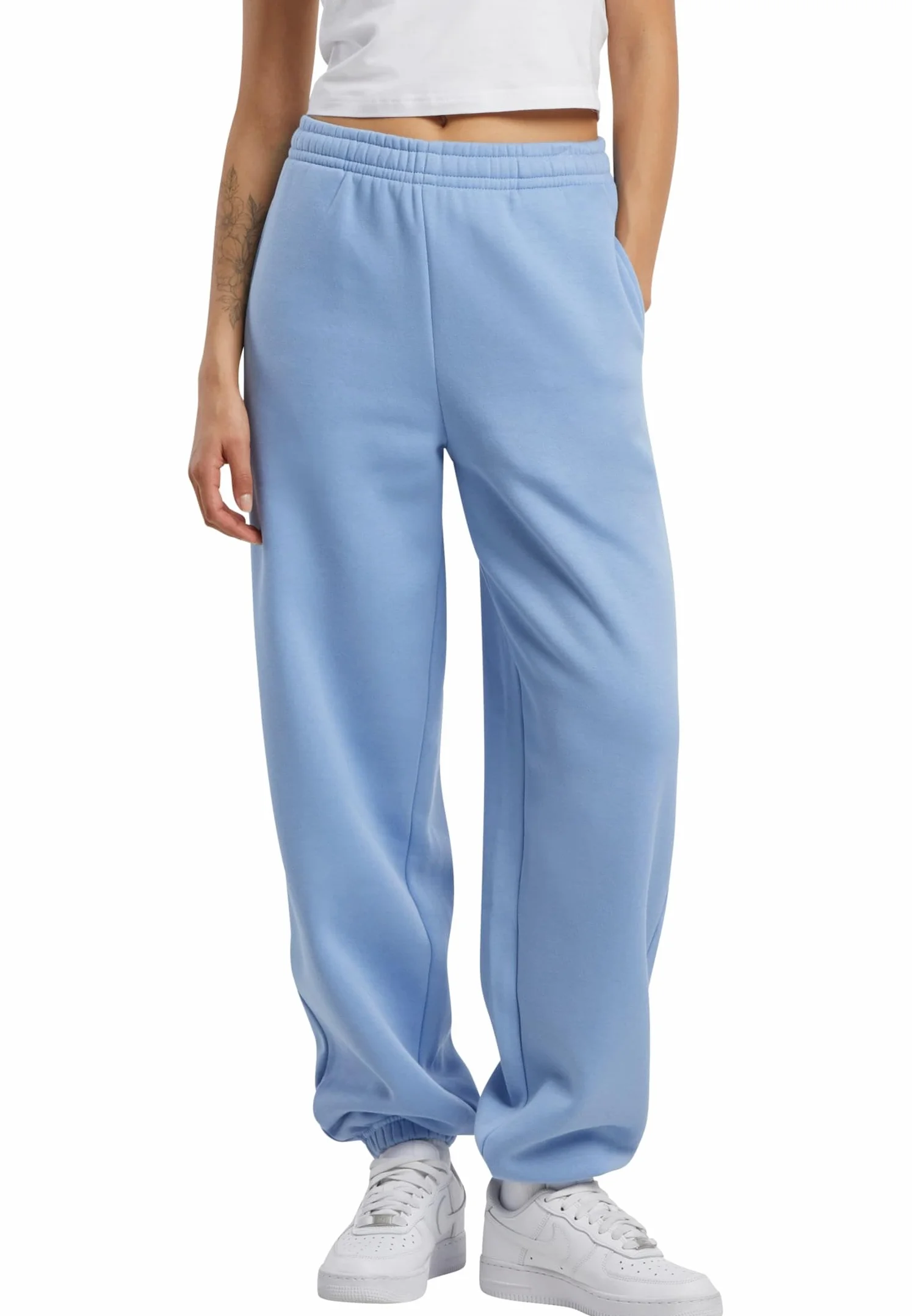 Build Your Brand By291-ladies Fluffy Sweatpants - Spodnie dresowe Kobiety