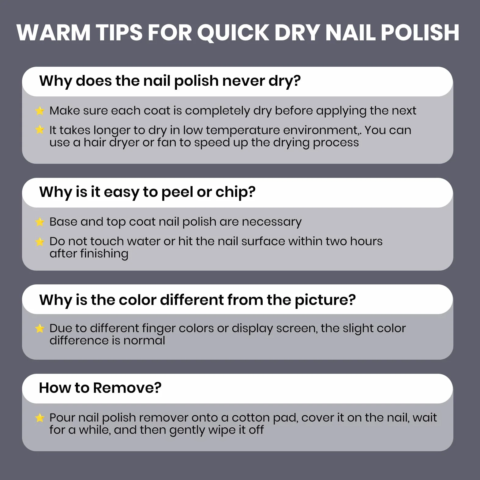 SUPWEE Lakier do paznokci, czarny, 16 ml, szybkoschnący, długo utrzymujący się czarny lakier bez lampy UV Oil Based Black Nail Polish do manicure w domu
