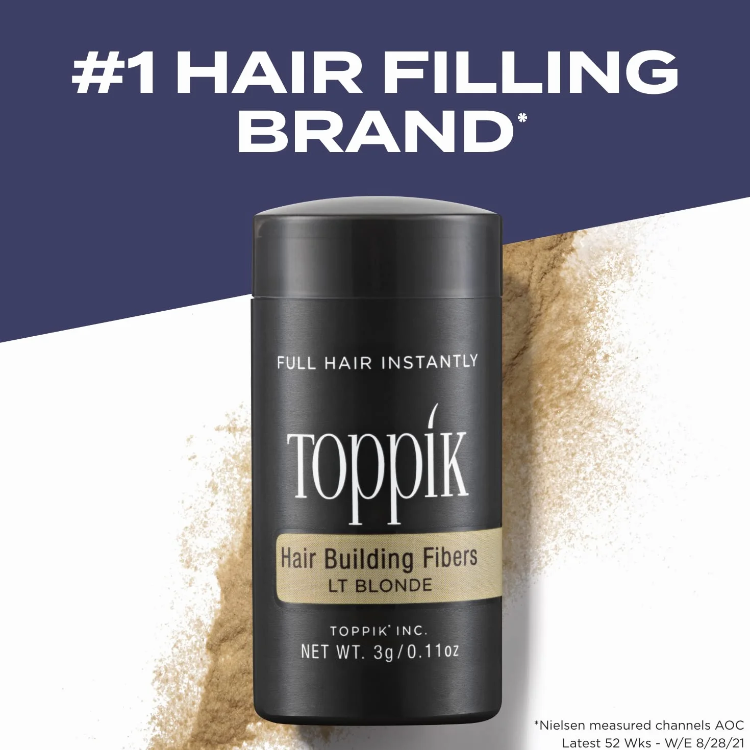 TOPPIK Hair Building Fibers Light Blonde 3g