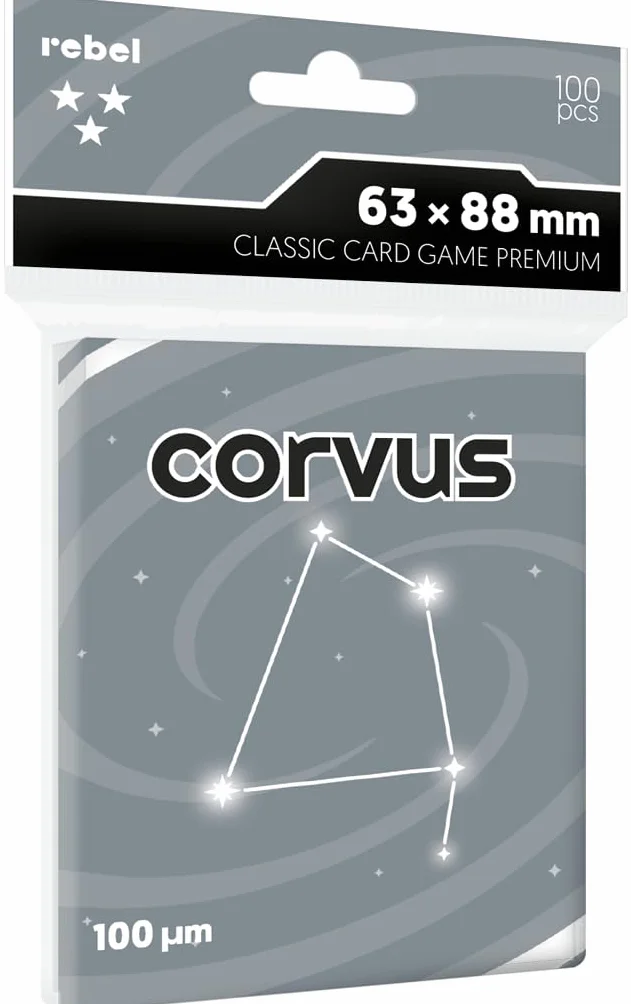 Asmodee, Koszulki na karty (63,5x88 mm) "Classic Card Game Premium", 100 sztuk