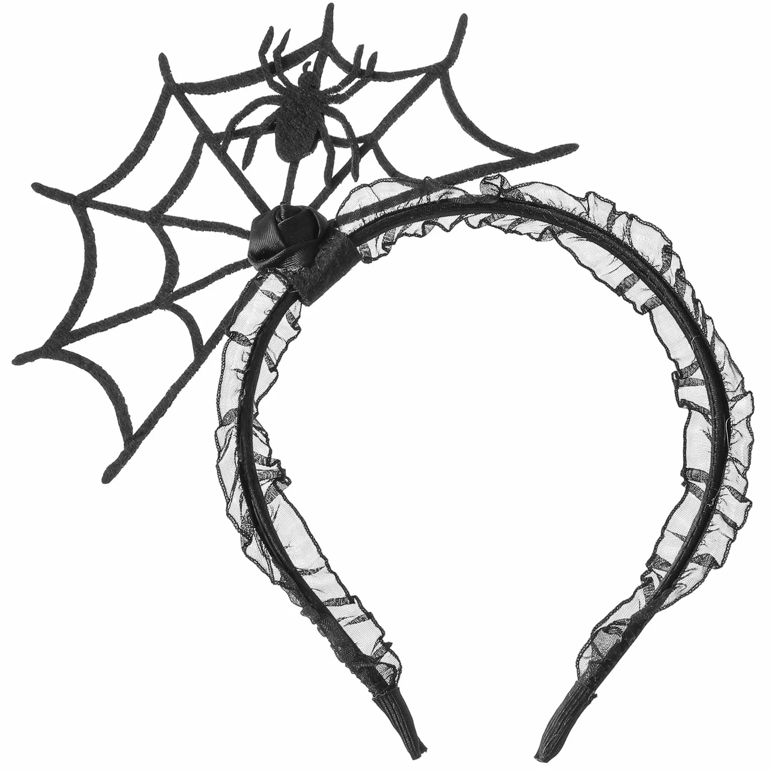 Opaska na głowę na Halloween, pajęczyna, obręcz do włosów, cosplay, maskarada, pająk, fascynator, nakrycie głowy, pająk, akcesoria do włosów dla kobiet, Halloween, impreza, cosplay, maskarada,