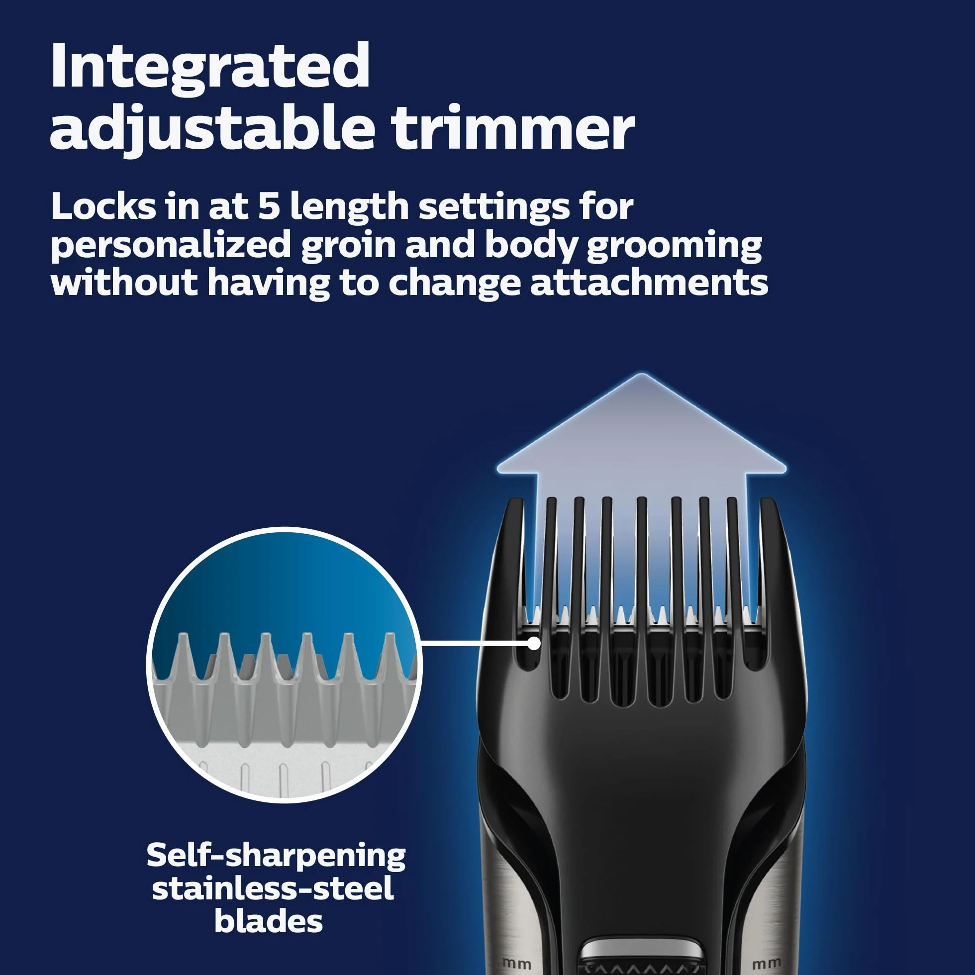 Philips Norelco Bodygroomer BG7030/49 trymer golarka odporny na prysznic przyjazny dla skóry