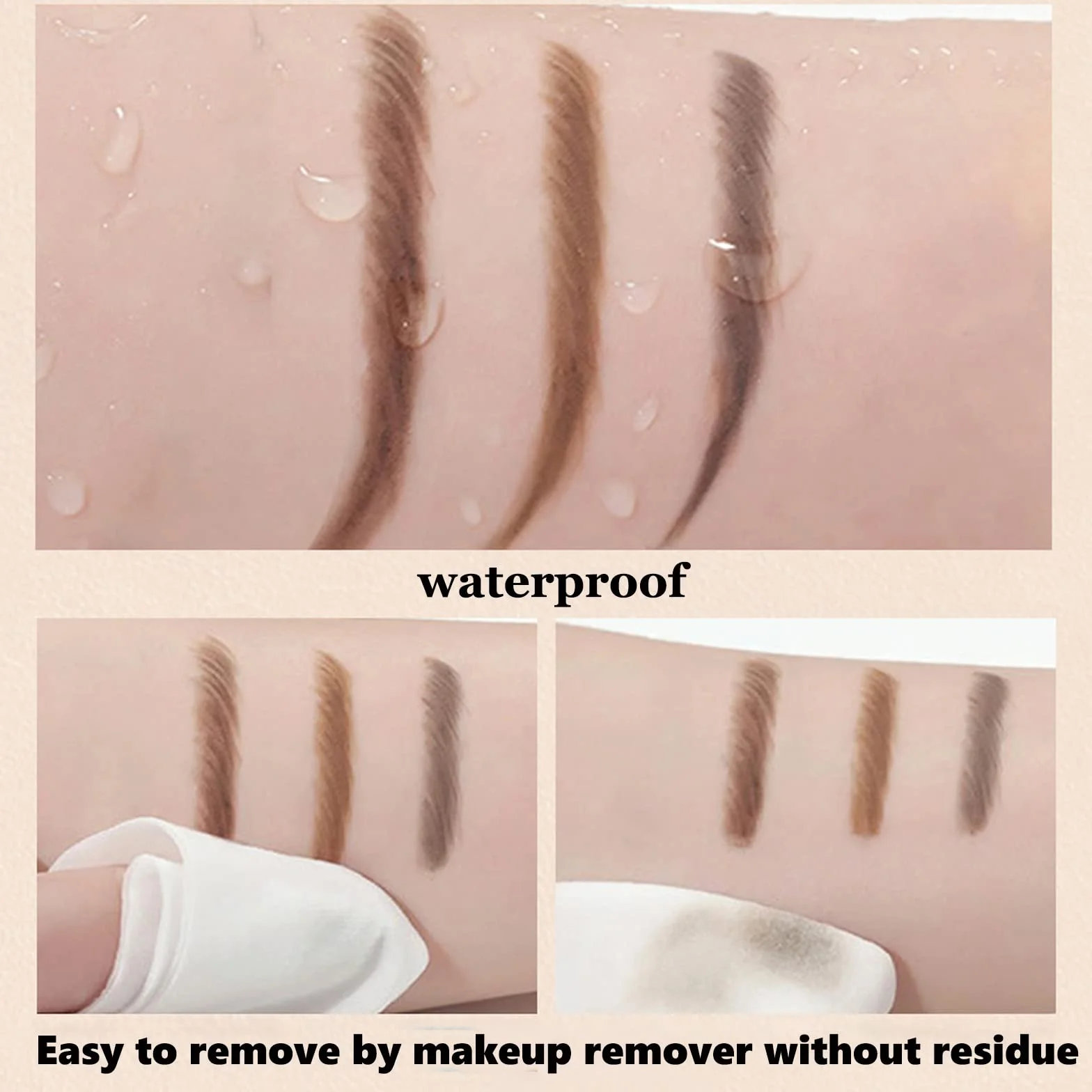 EONFAVE Dwukolorowy, wodoodporny puder do włosów, natychmiastowe krycie, puder objętościowy, długo utrzymujący się, do maskowania linii włosów, puder do szerokiego czoła, kolor (02 brązowy i średni
