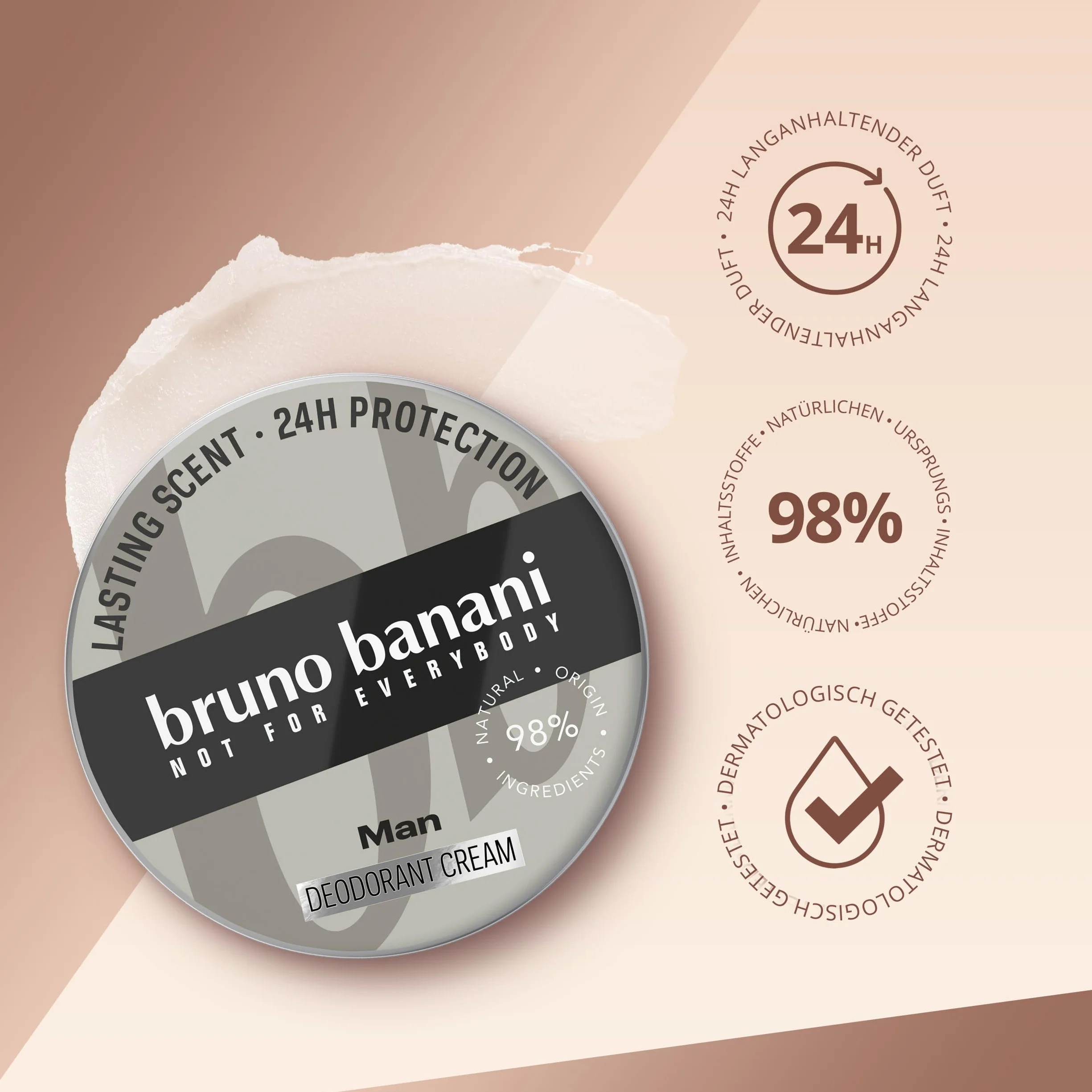 Bruno Banani Deo Creme Dezodorant, 40 ml