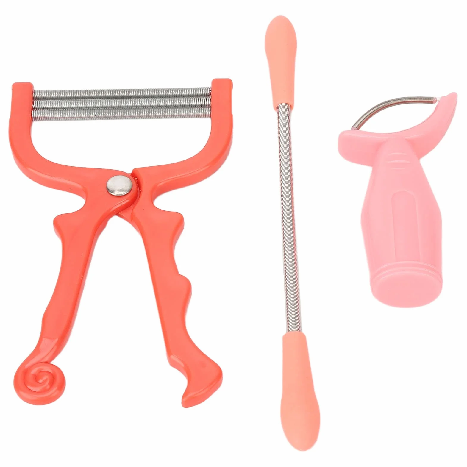Sprężynowe depilatory, sprężyny do usuwania włosów z twarzyEpilator Stick Tools, Healifty Depilatory Tools, Remove Nnwanted Hair Przenośna stal nierdzewna Trwała bez plastiku bez pigmentów
