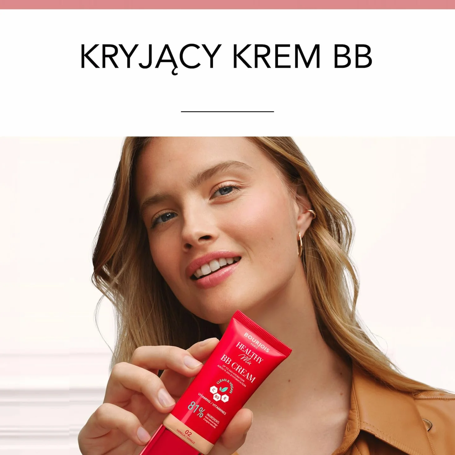 Bourjois Healthy Mix kryjący krem BB z kompleksem witamin C, E i B5 nr 01 Ivory, 30 ml