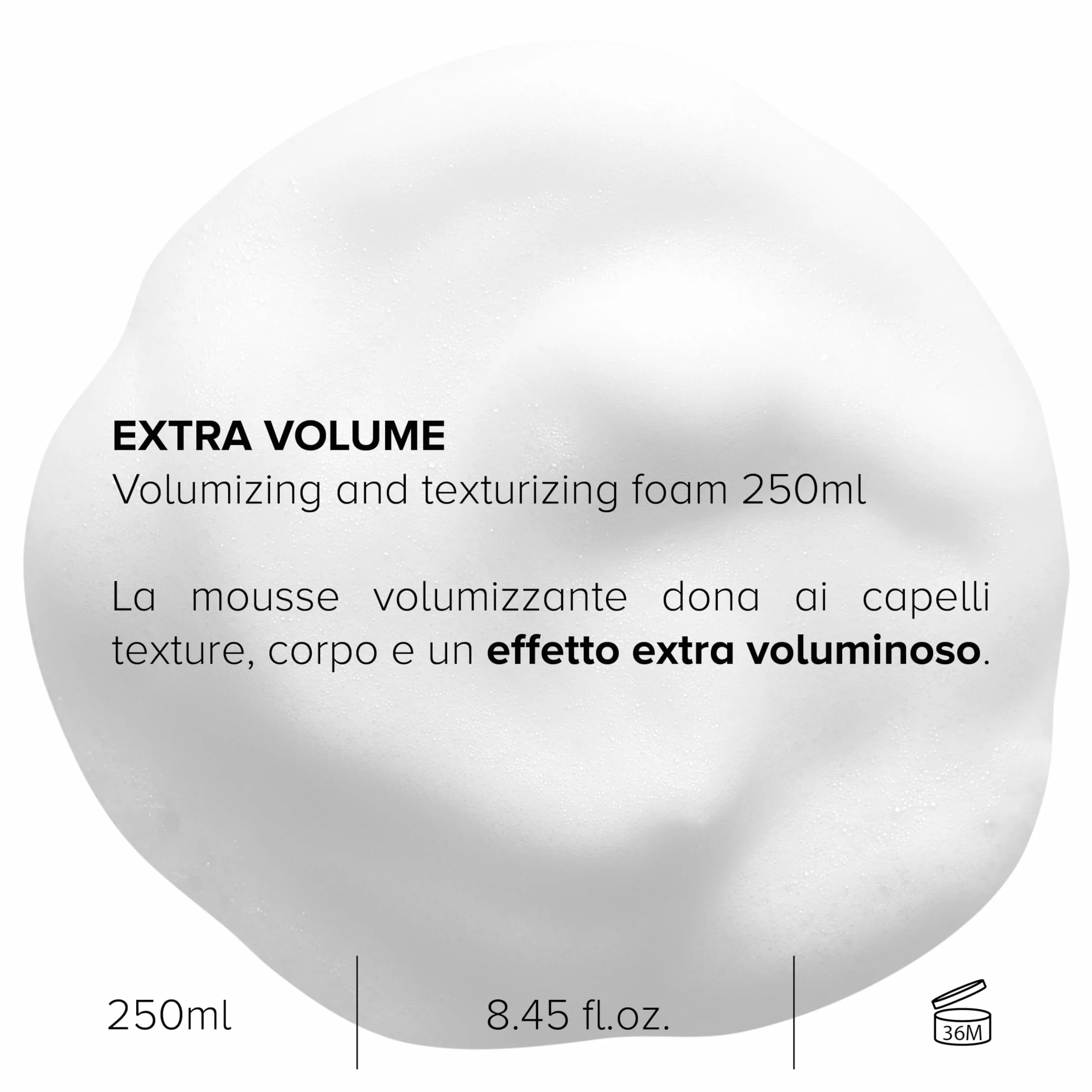 Cotril Styling Extra Volume Volumizing And Texturizing Foam 250ml