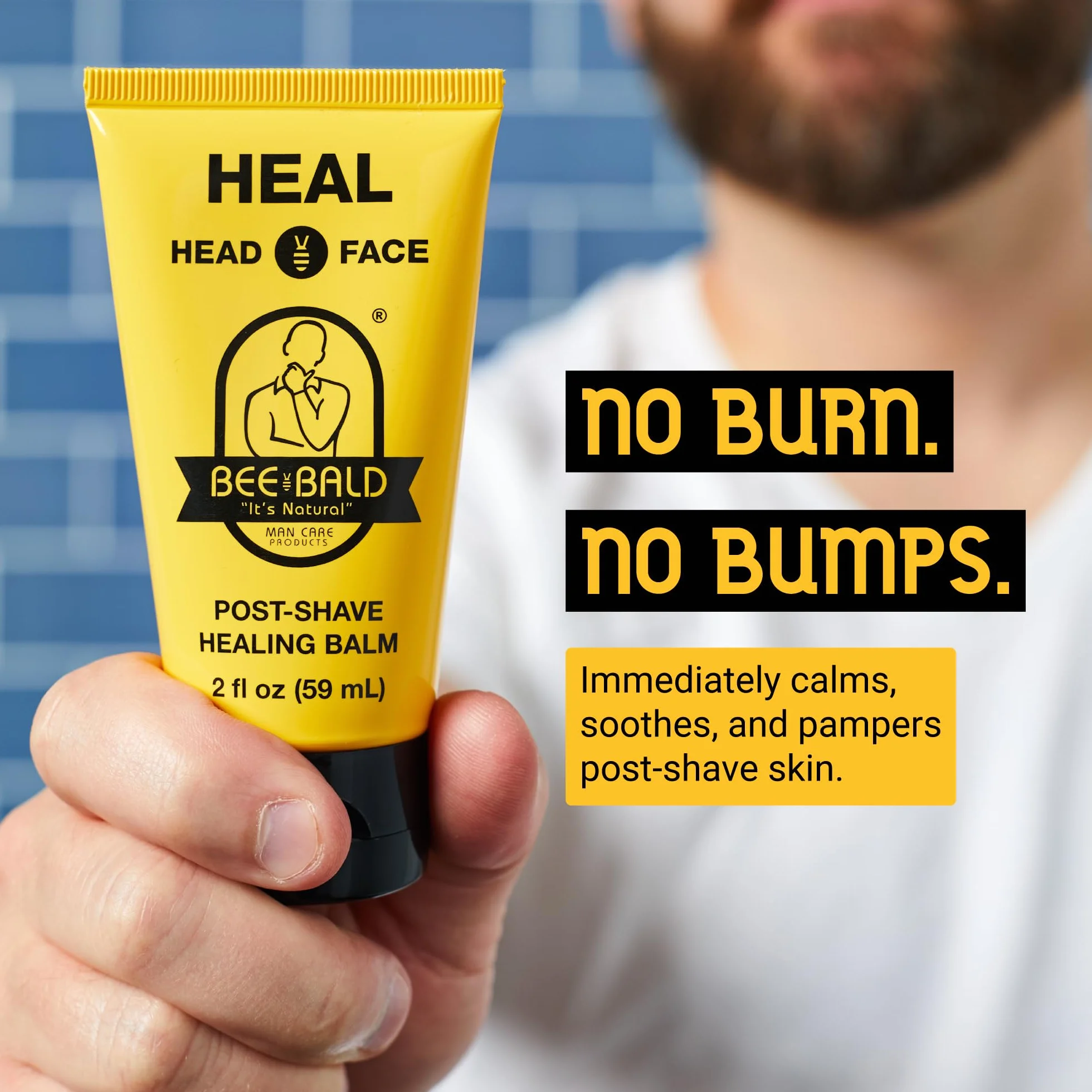 Bee szybko rurka Post-Shave Healing Balm (2 FL OZ) by Bee szybko