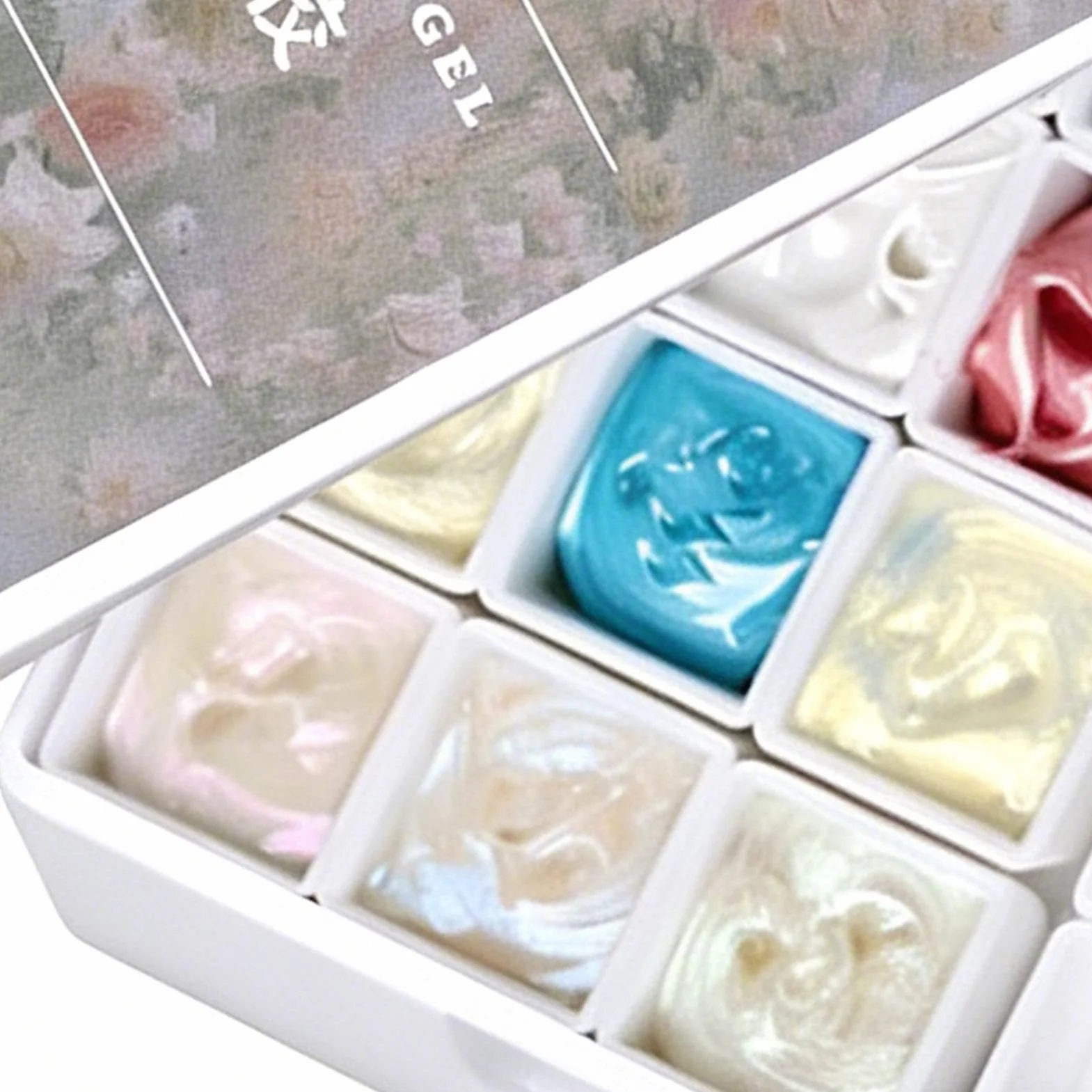 Patting Gel polerowanie paleta 18 siatek żelowe polerowanie paznokci