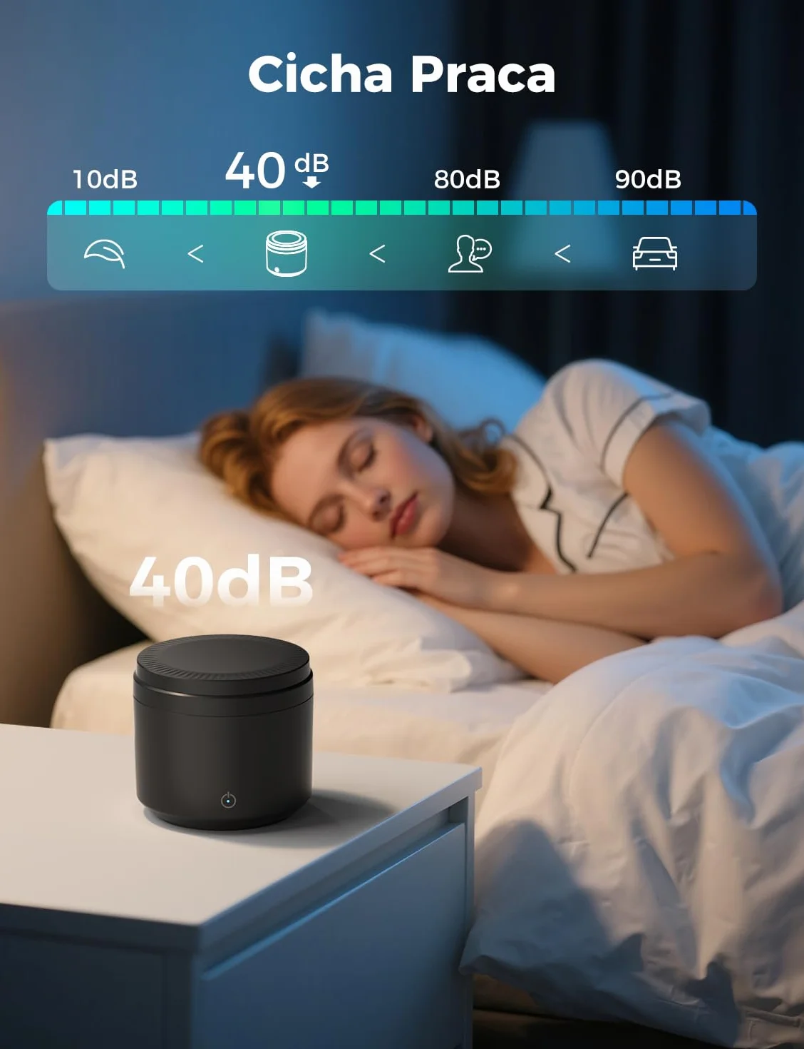 Myjka Ultradźwiękowa 48000Hz, 200ml Czyszczenie Ultradźwiękowe, Czyścidelko do Aparatu Ortodontycznego z Lampą UV, do Protez/Aparatów Ortodontycznych/Nakładek Jubilerskich, Czarny