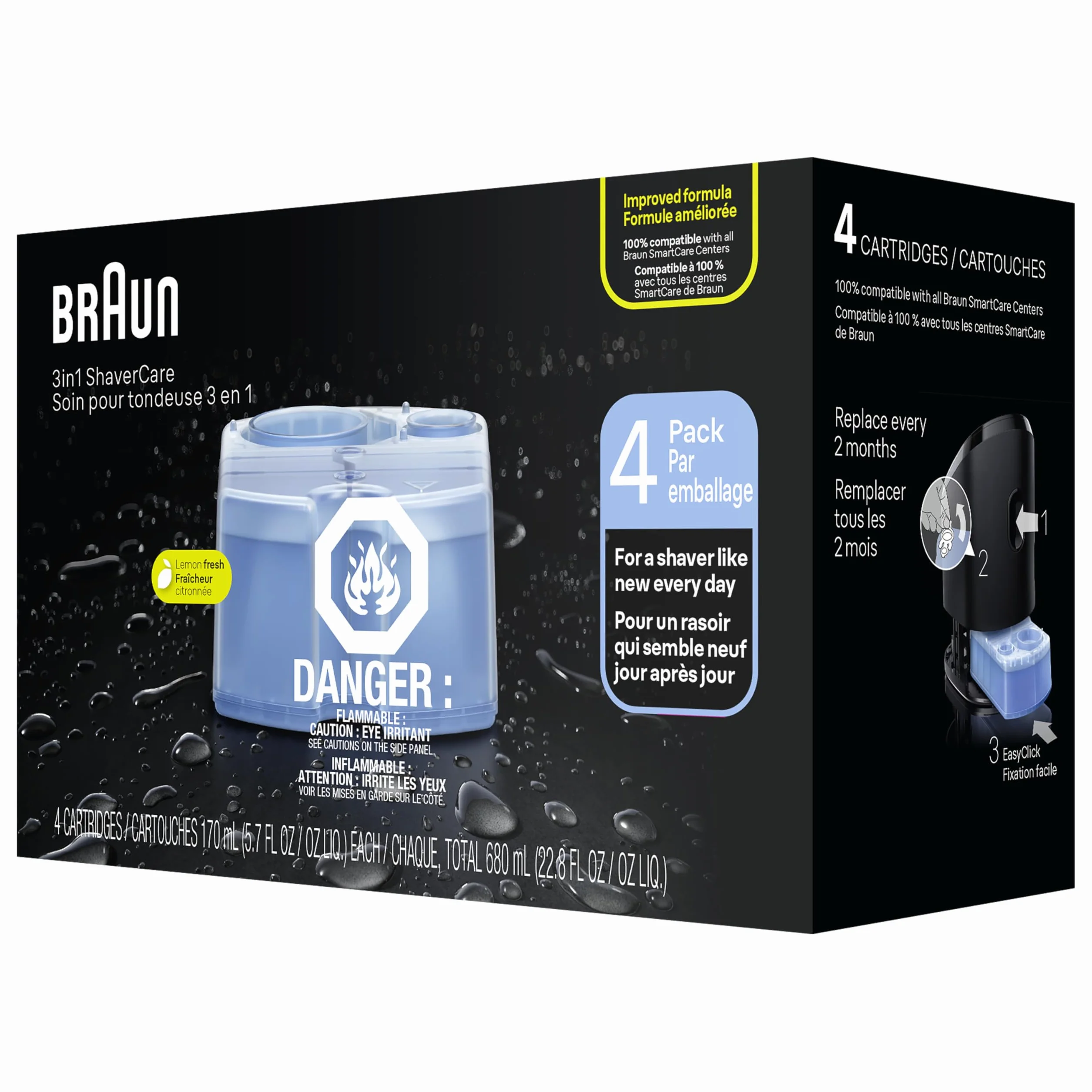 Braun Wkłady do napełniania Clean & Renew CCR 4 szt