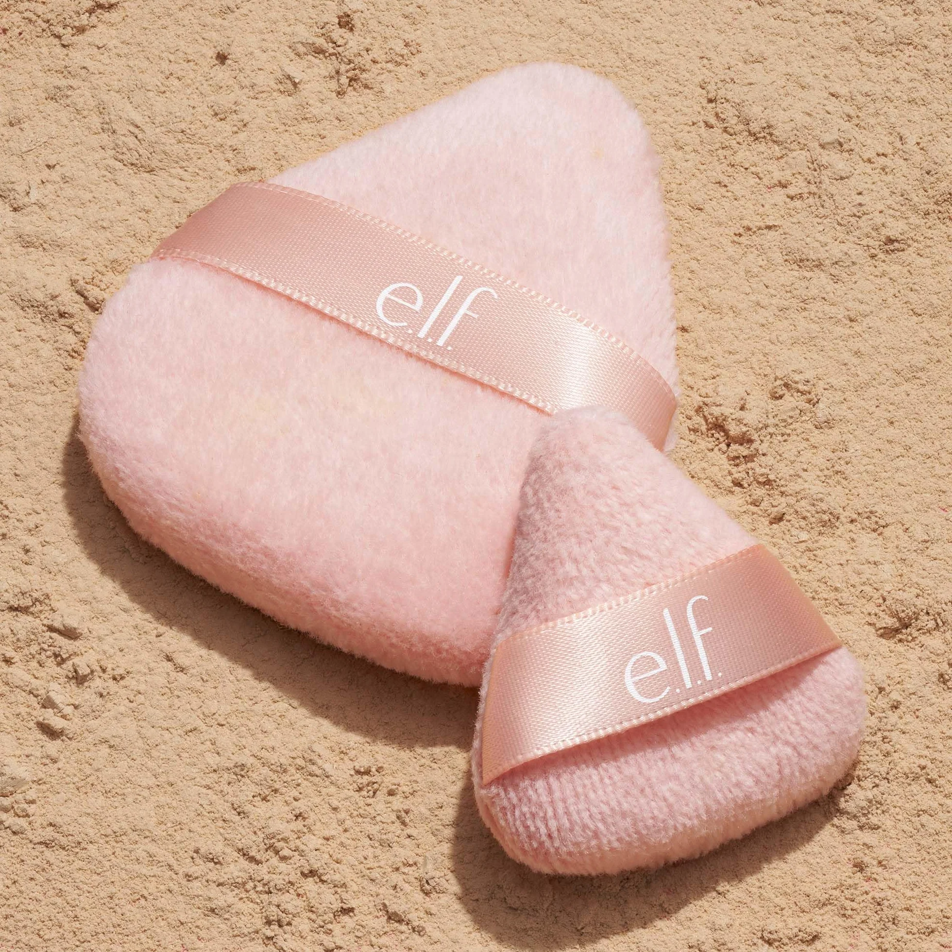 e.l.f. Halo Glow Pinkie Puffs mini puff do pudru sypkiego i prasowanego, zestaw 3 szt