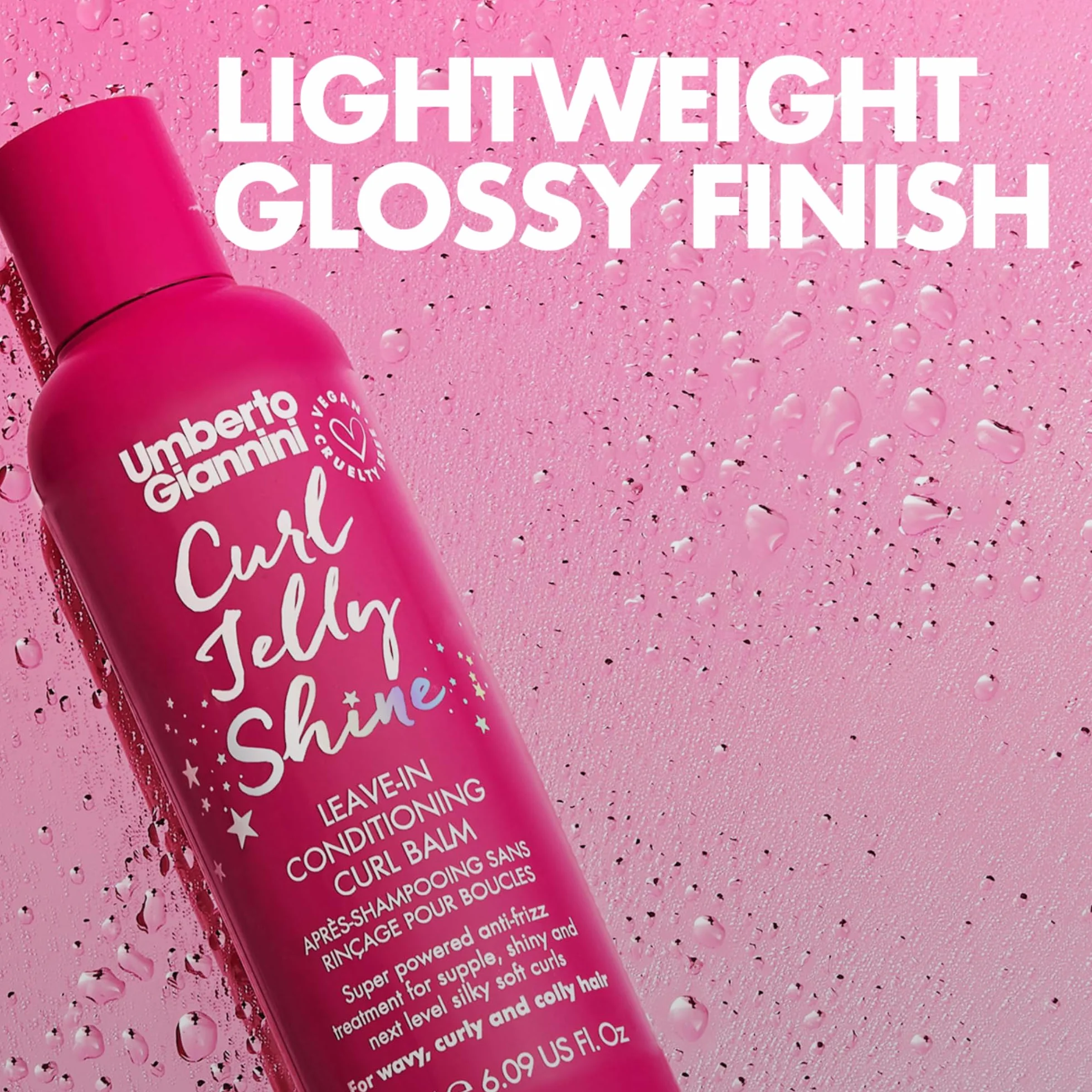 Umberto Giannini Your Best Curls Wash and Styling Curl Jelly zestaw upominkowy - wegański i wolny od okrucieństwa zestaw do fal, loków i zwojów (pudełko upominkowe, zestaw 6 produktów)