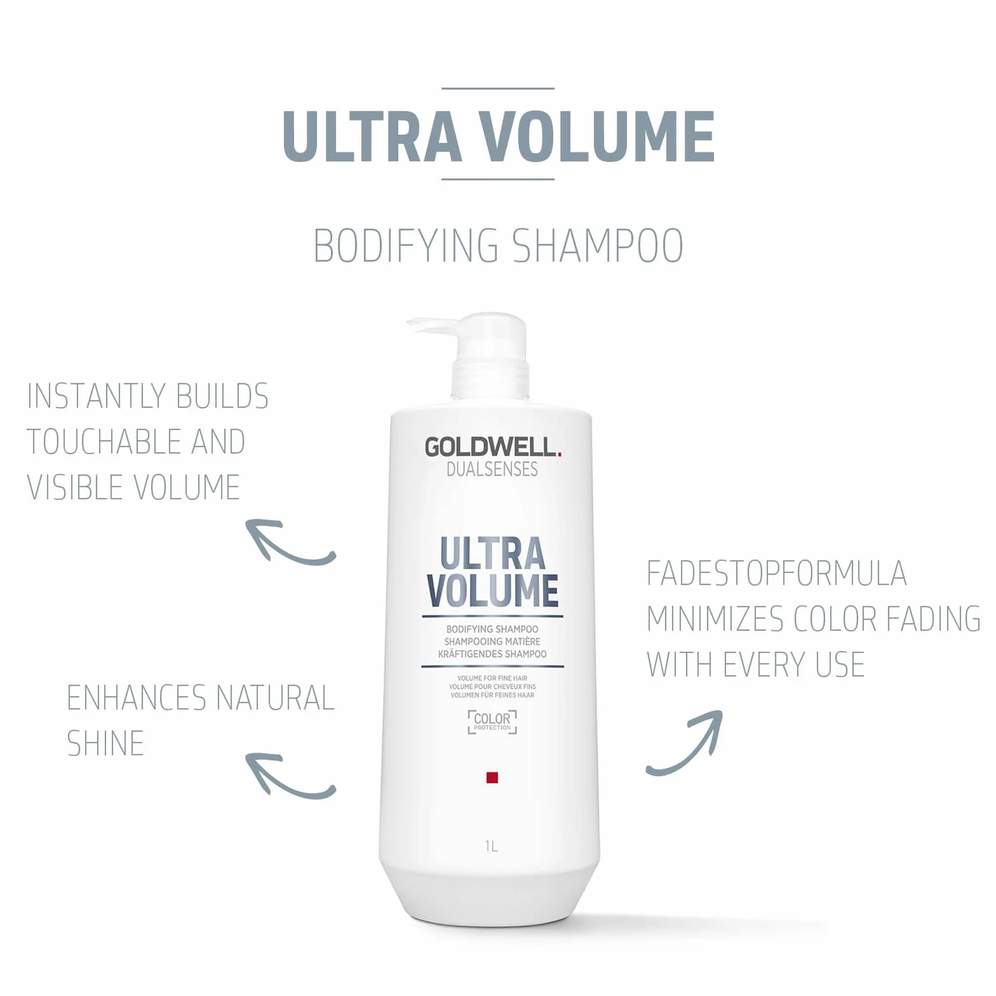 Goldwell Dualsenses Ultra Volume Bodifying Shampoo, 1 sztuka (1 x 1 l)