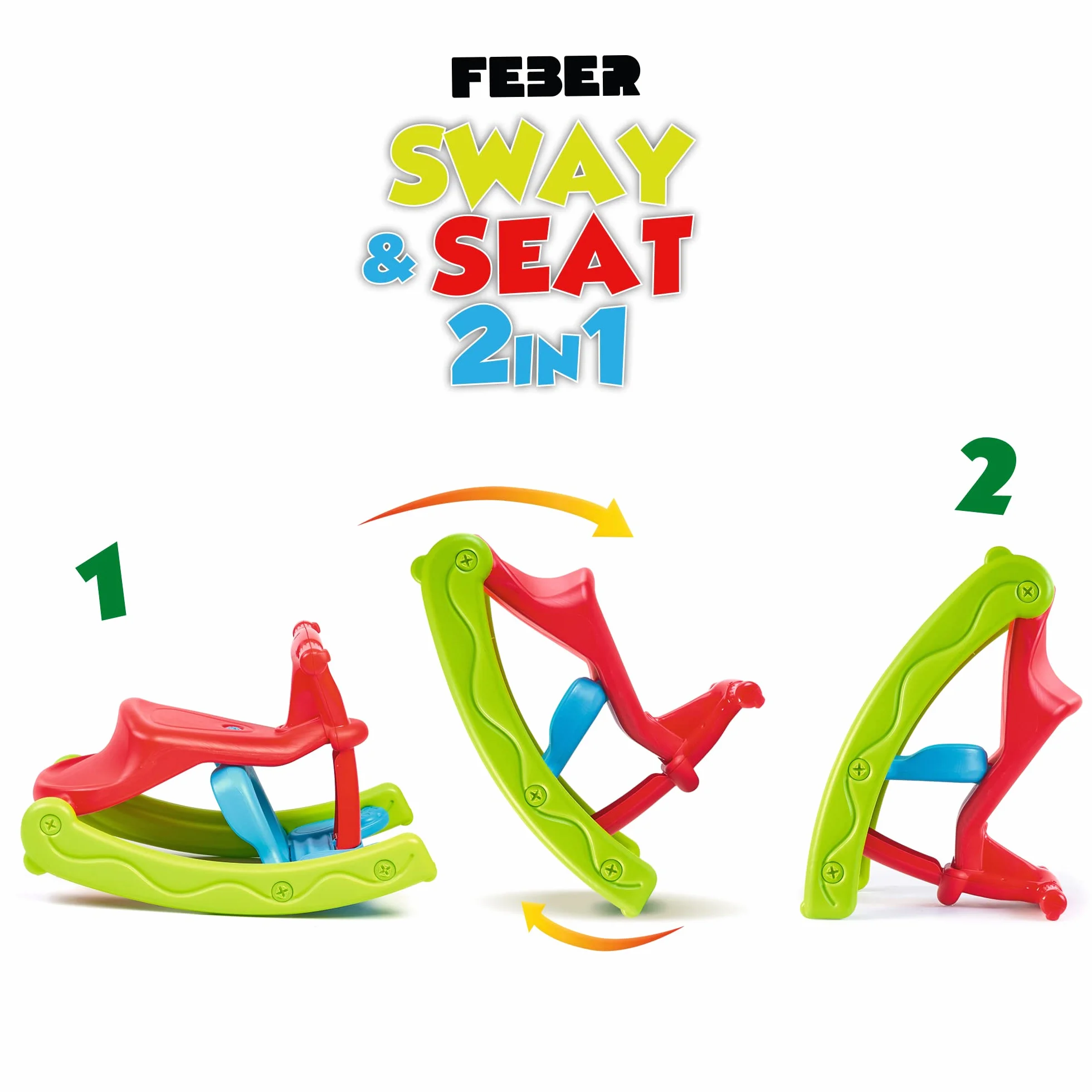 FEBER Sway & Seat 2 In 1, Wielobarwny, Jeden rozmiar (słynny FEB02000)