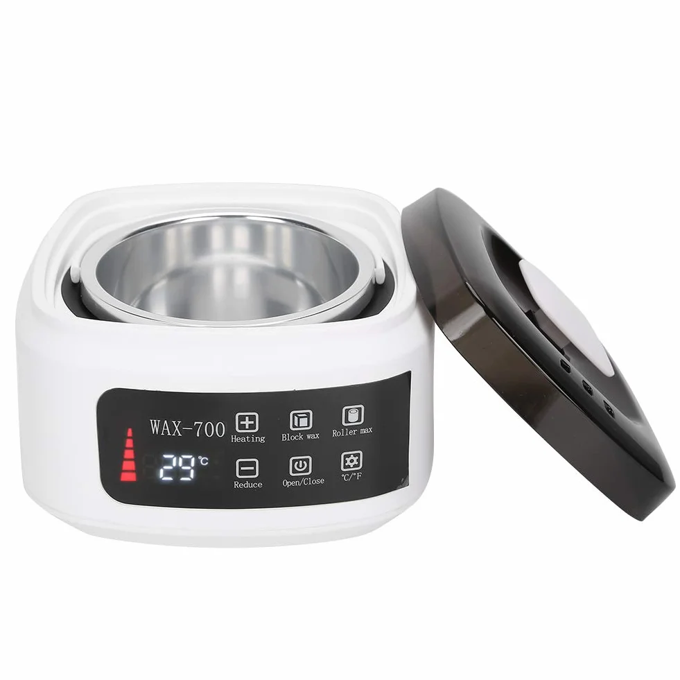 Podgrzewacz Wosku 500ml, Automatyczna Regulacja Temperatury, Elektryczna Maszyna do Topienia Wosku do Depilacji