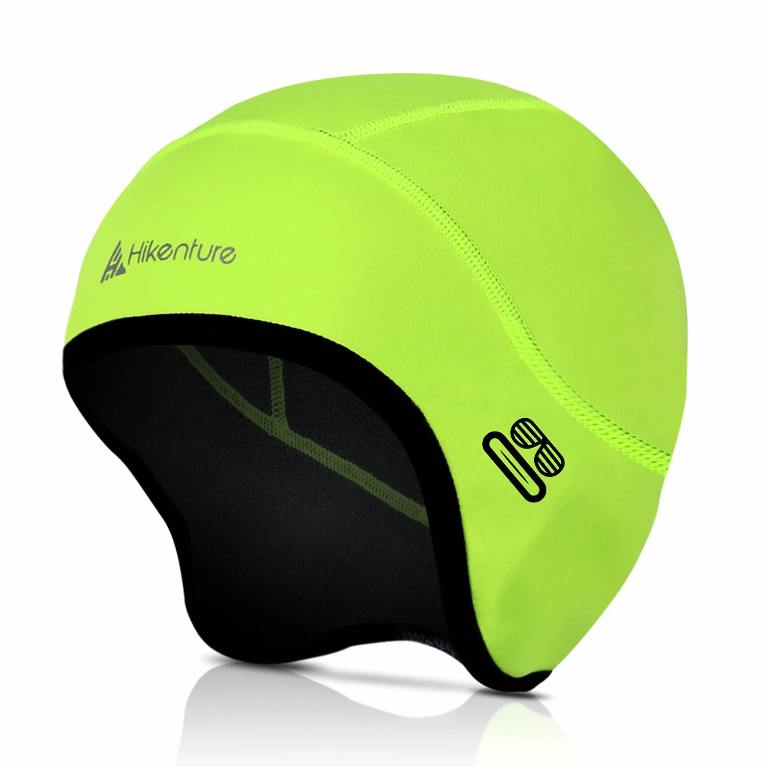 HIKENTURE Zimowa Czapka Rowerowa - Ciepła, Wiatroszczelna Czapka Pod Kask dla Mężczyzn i Kobiet - Na Rower, Narty, MTB