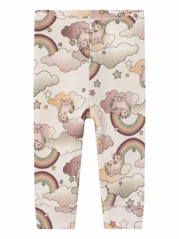 NAME IT Nbfwillitus legginsy wełniane Xxiii - Leginsy Niemowlęta - dziewczynki