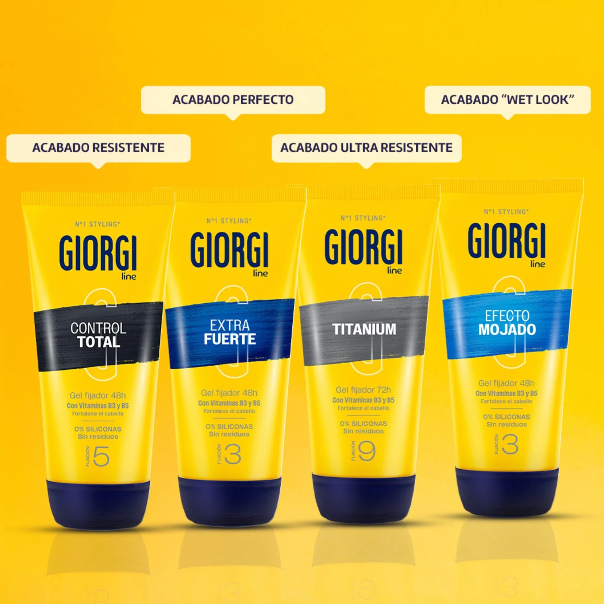 Giorgi Line żelka mocna 0% silikon 48 h 240 ml XXL