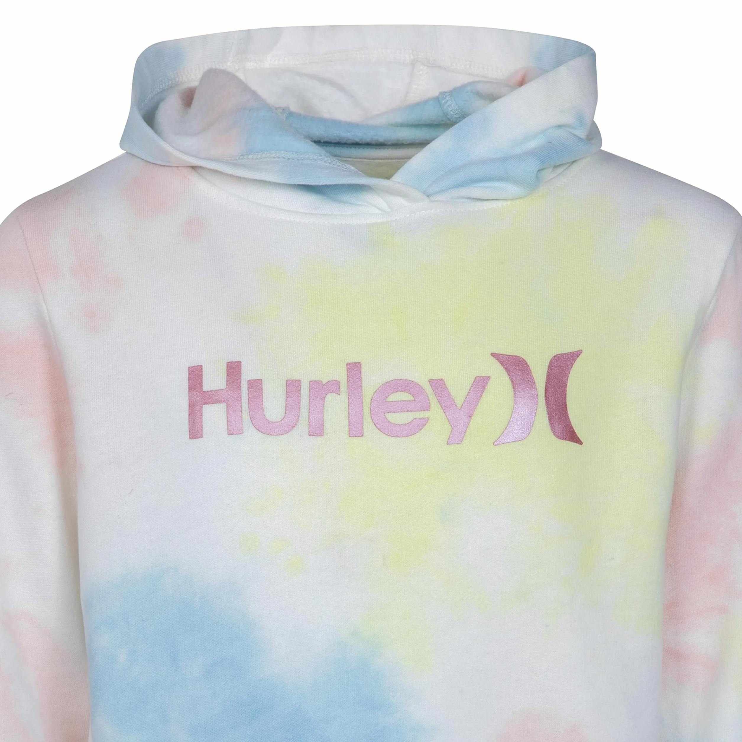 Hurley Dziewczęca bluza z kapturem Hrlg Tie Dye