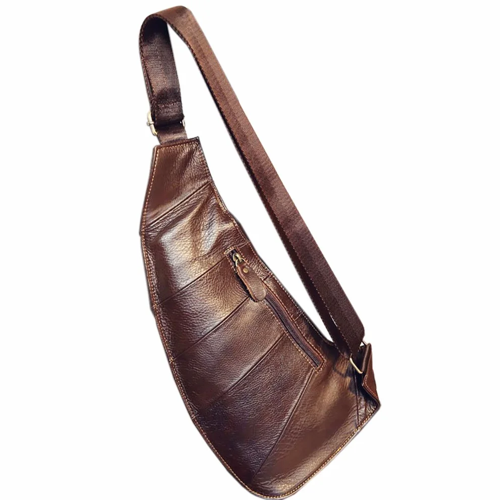 Skórzana torba na ramię w stylu vintage, dla mężczyzn i kobiet, #01kawa, M, Vintage