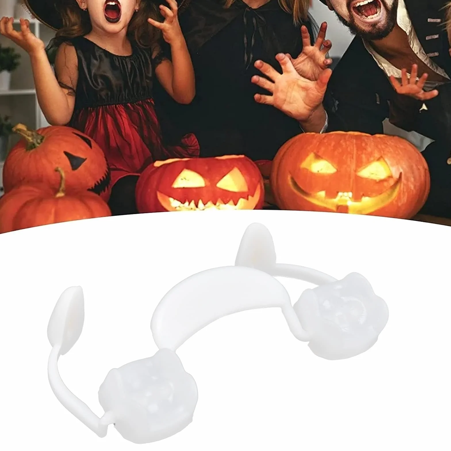 Chowane Kły Wampirów Kły Wampirów Miękkie Silikonowe Wysuwane Fałszywe Zęby Cosplay Protezy Halloween Party Rekwizyty Vampire Fangs