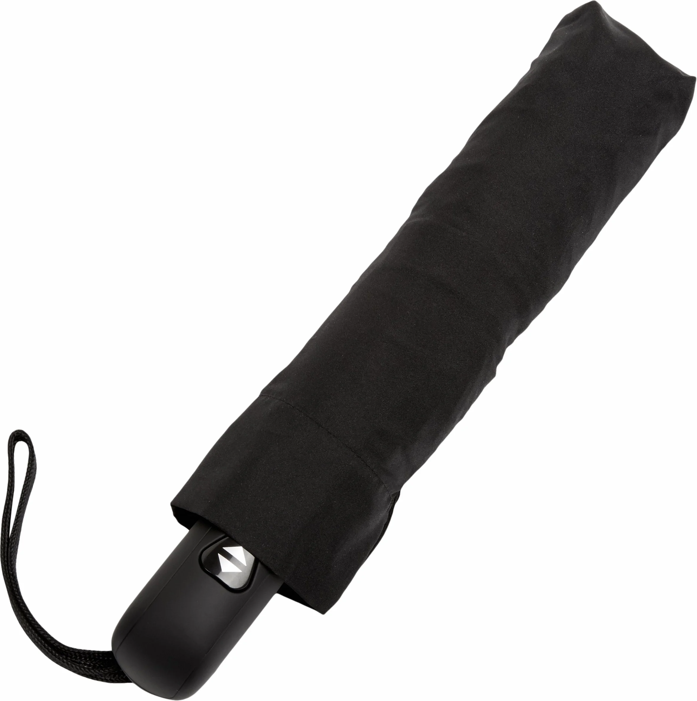 Amazon Basics Parasol Podróżny, Automatyczny, Kompaktowy, Wiatroszczelny, Wytrzymały, ze Szczeliną Wiatrową, Ośmiokątny, Czarny, Uniwersalny Rozmiar
