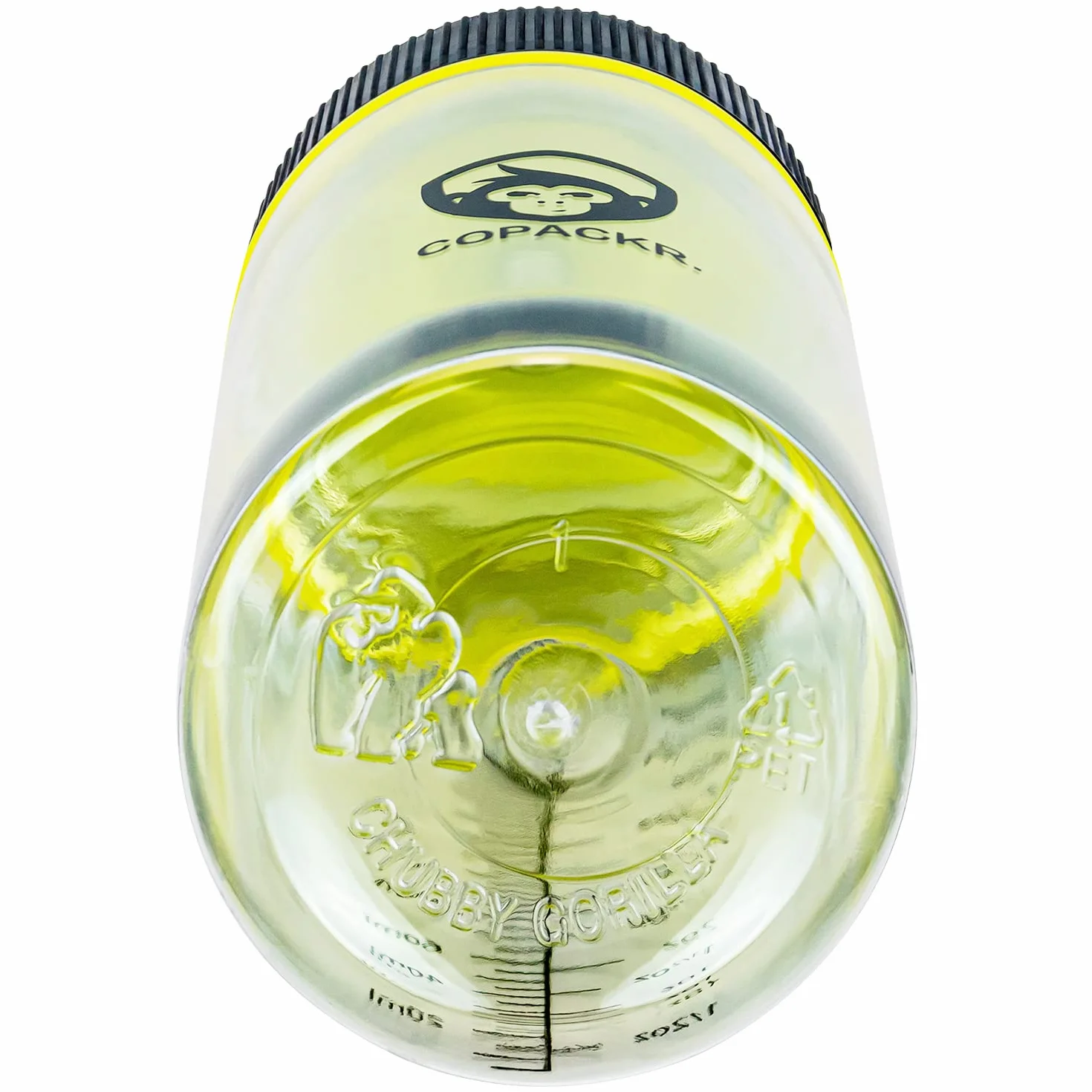 Copackr Chubby Gorilla V3 butelki z kroplomierzem, idealne w podróży, z zakrętką zabezpieczającą przed dziećmi, zestaw 3 sztuk (200 ml)