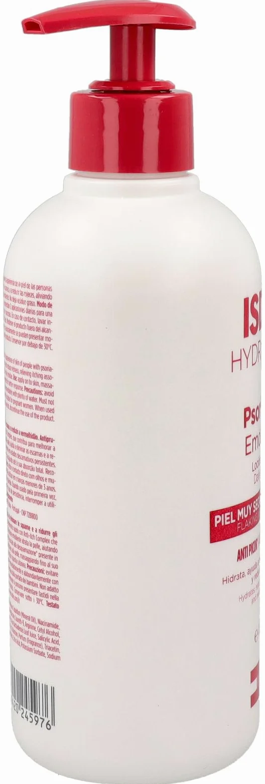ISDIN Psorisdin Emollient, Codzienny balsam, nawilża, usuwa łuski i zmniejsza zaczerwienienia skóry osób z łuszczycą, 400 ml