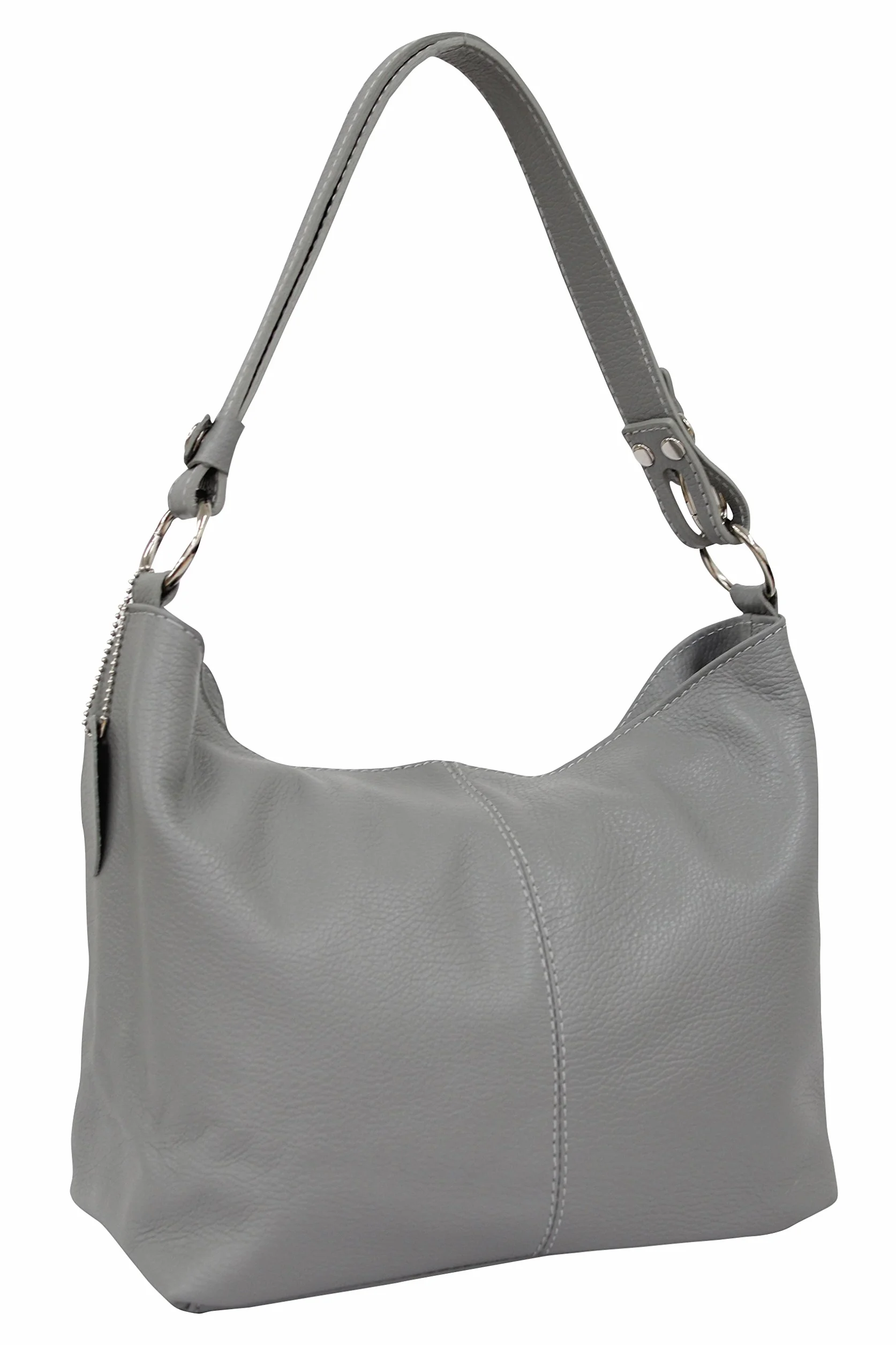 AMBRA Moda Damska skórzana torebka na ramię torba na ramię Hobo bag GL005