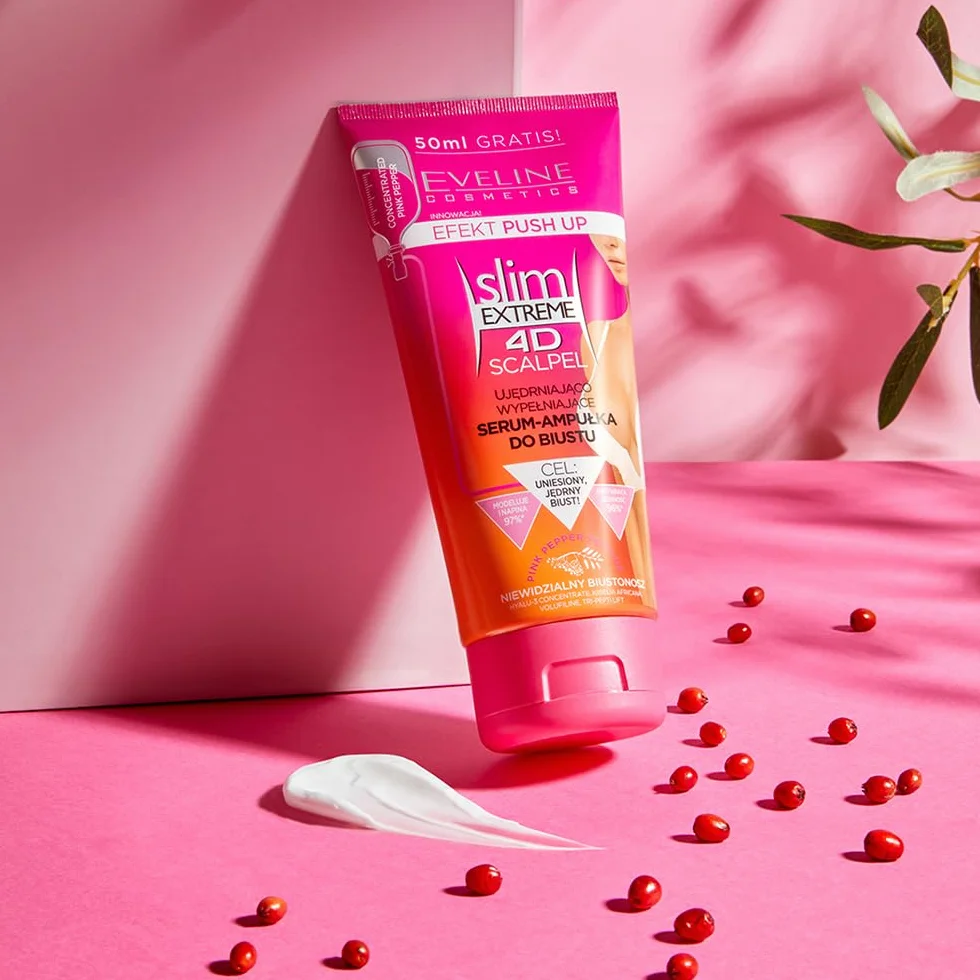Eveline Cosmetics Slim Extreme 4D ujędrniające i wypełniające ampułki do serum na piersi (serum ujędrniające i wzmacniające piersi)