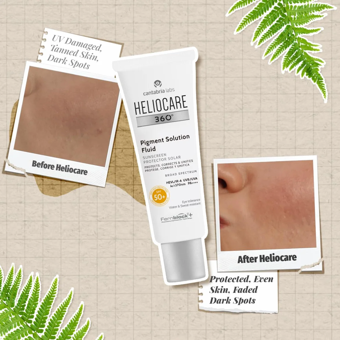 Heliocare 360 pigment Solution Fluid SPF50 50 ml, 50 ml (1 opakowanie)