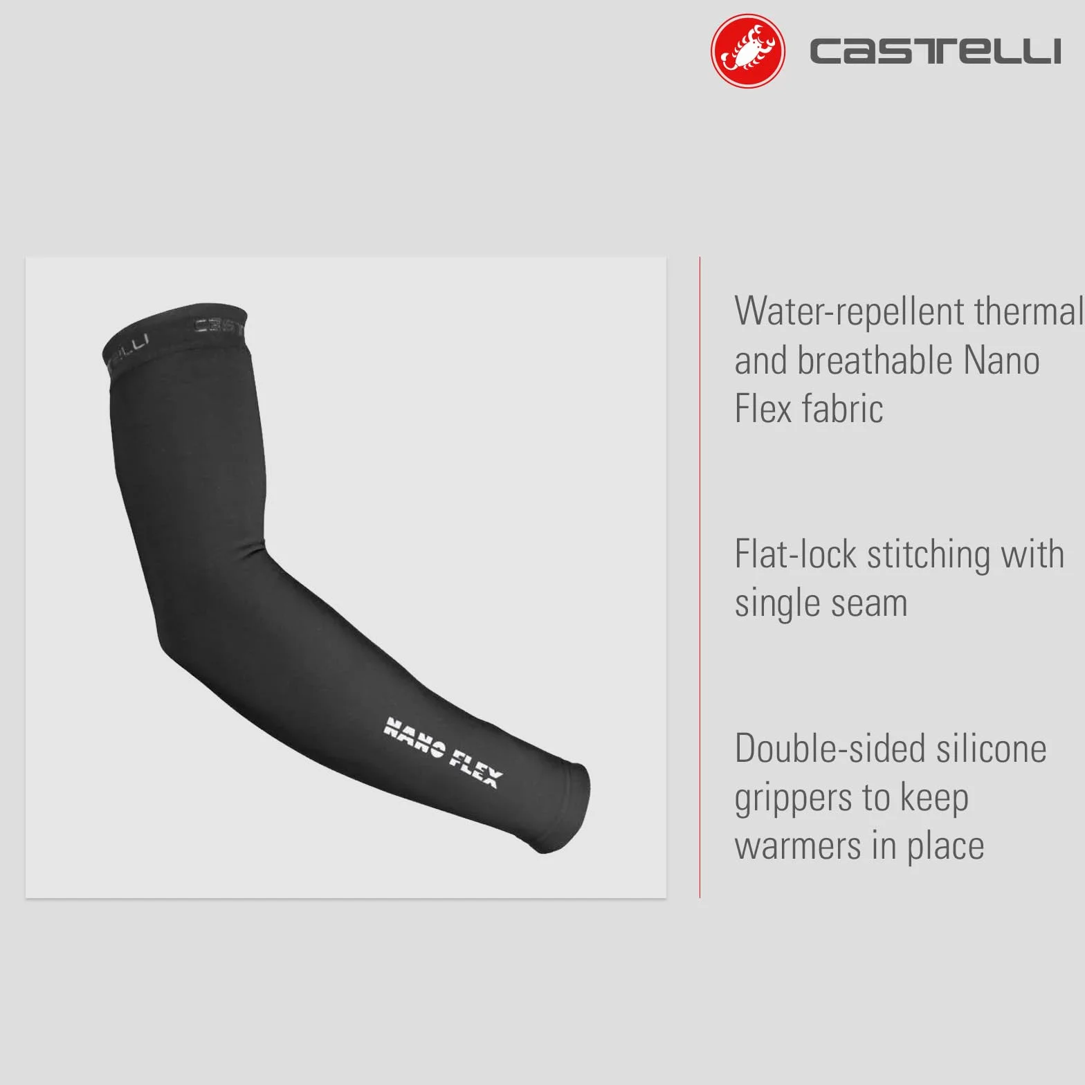 castelli Ocieplacz na nogę Men's Nano Flex 3G Warmers, czarny, L