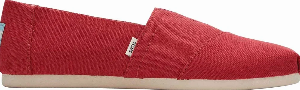 TOMS Damskie buty wsuwane Alpargata, Czerwony, 40 EU