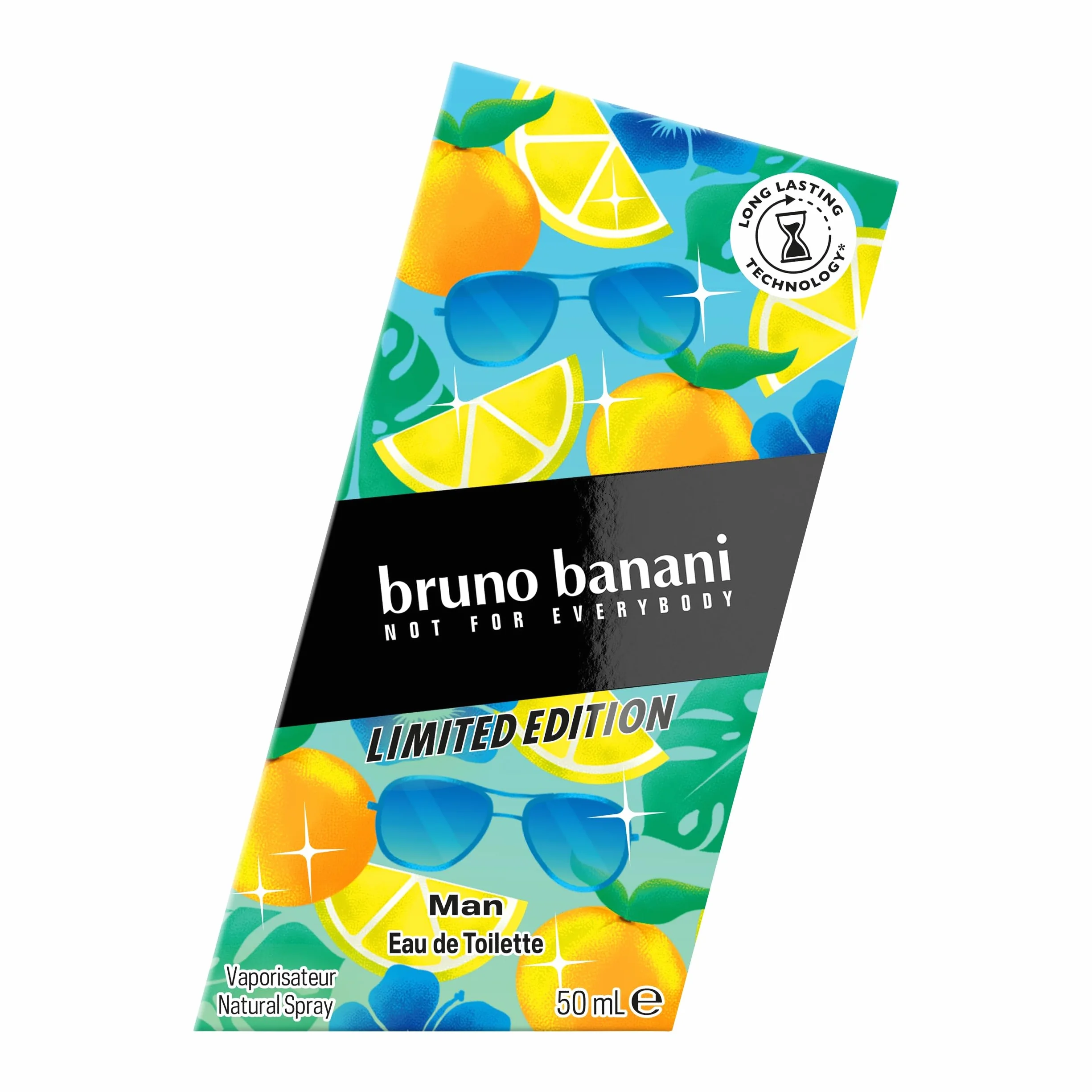 bruno banani Man Summer Limited Edition męska woda toaletowa o owocowym zapachu fougère, 50 ml