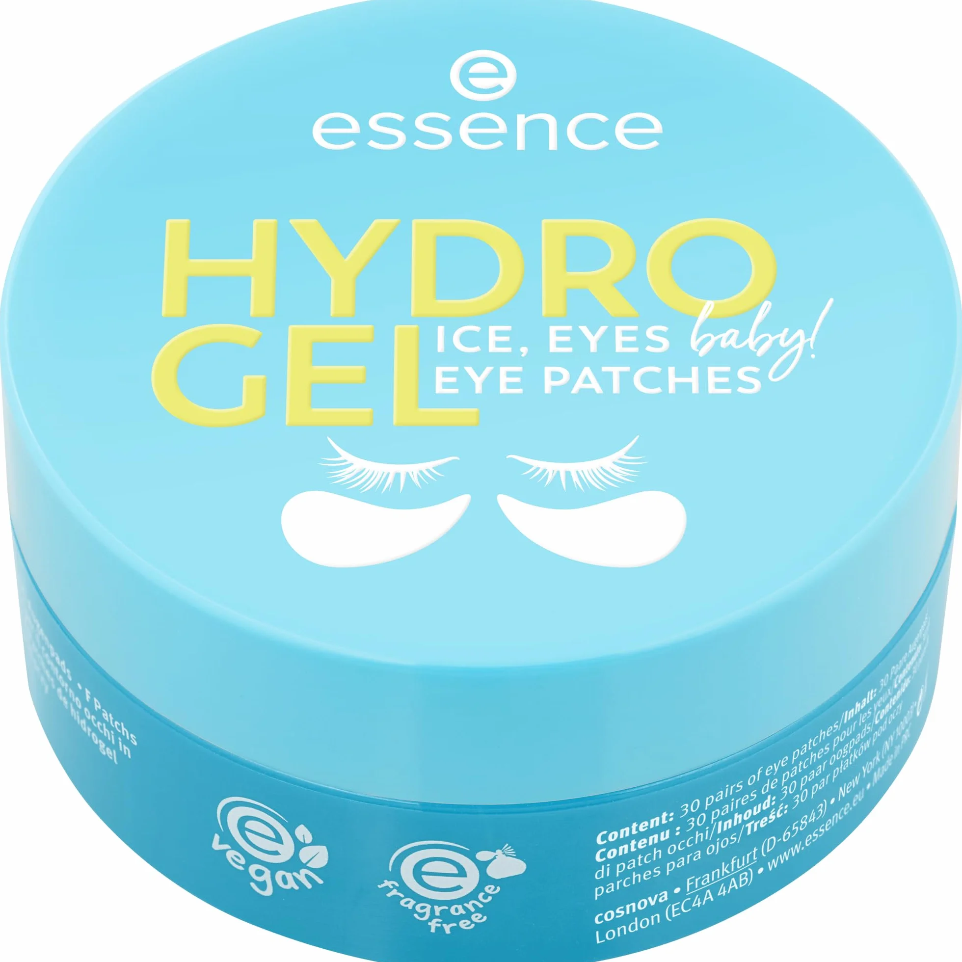 essence Płatki pod oczy HYDRO GEL eye patches ICE 30 par nawilżające chłodzące